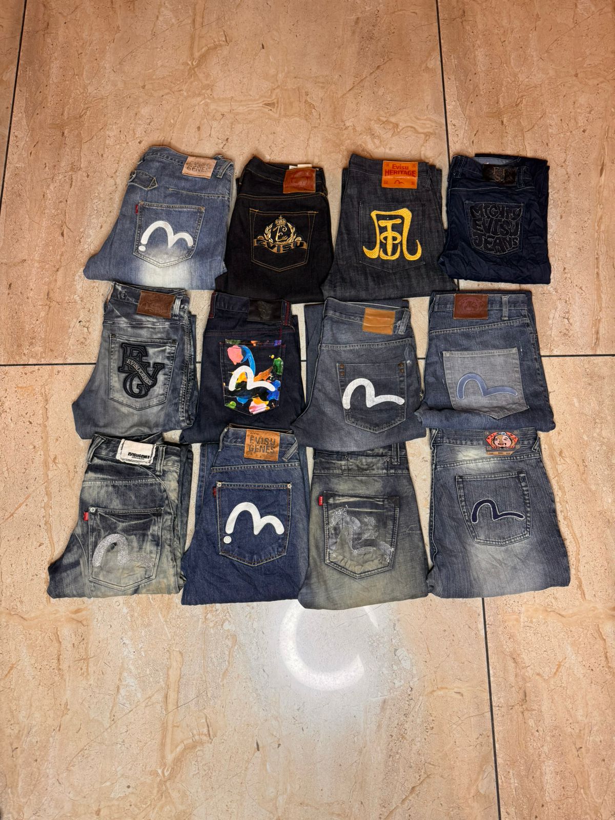 Evisu Jeans Hip Hop Logo de Mouette