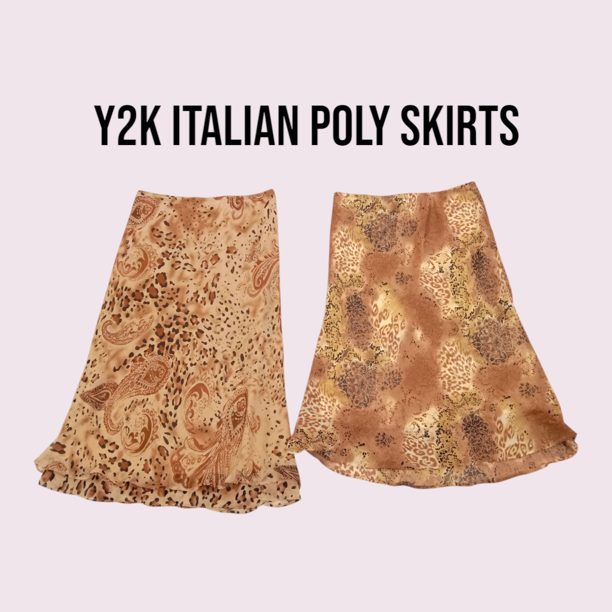 Jupes poly italiennes Y2K