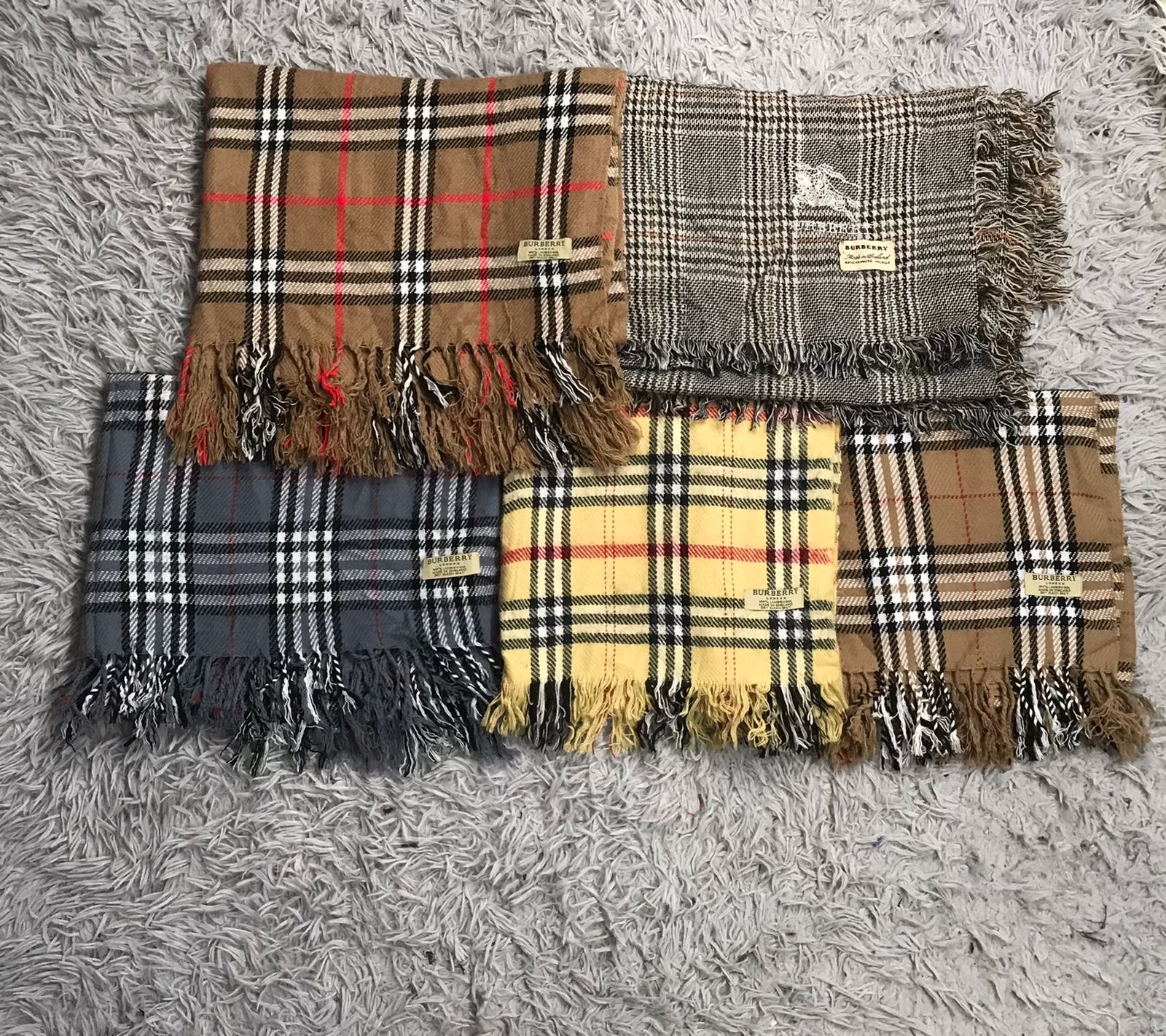 Y2k long Burberry scarves