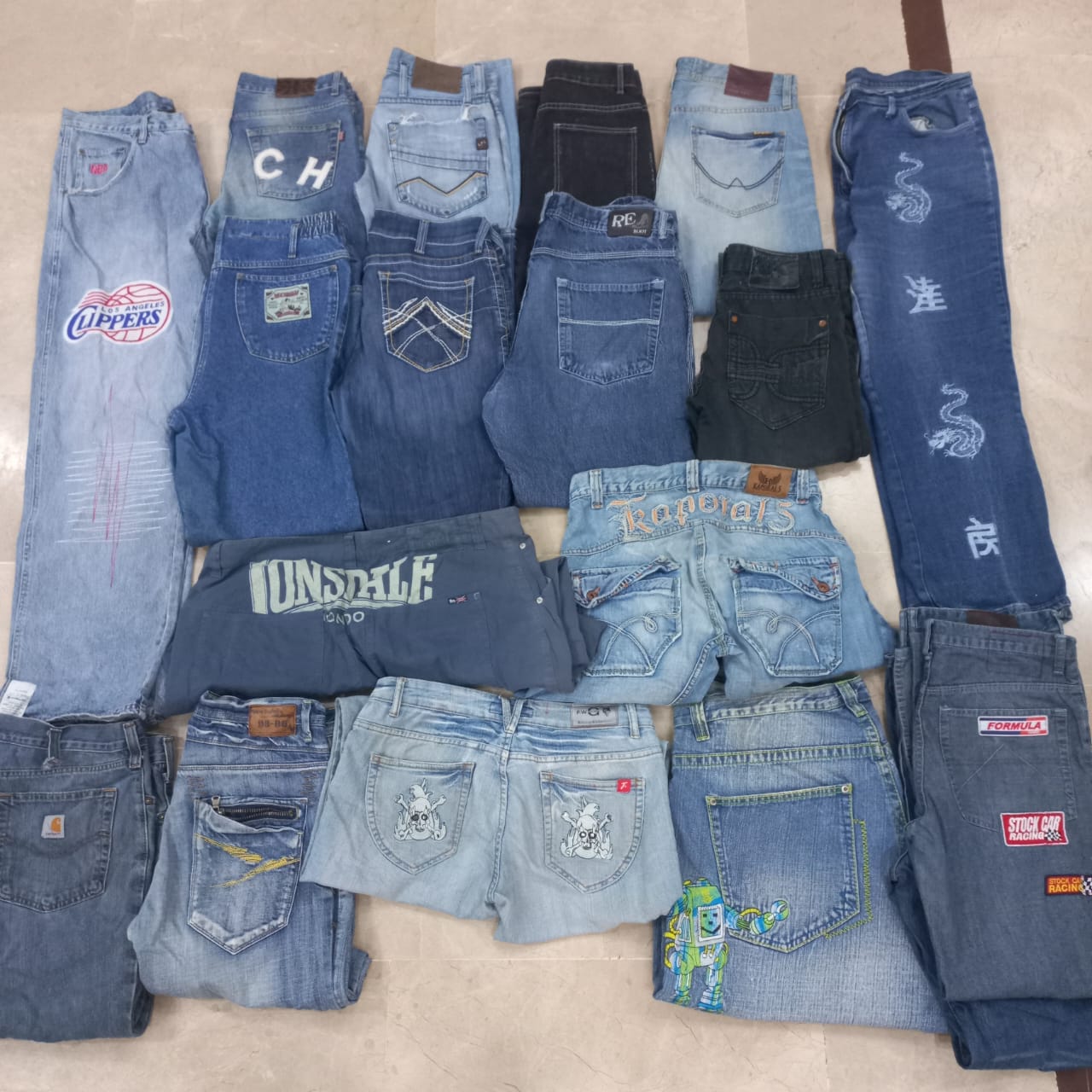 Jeans Hip Hop Americani da Uomo.