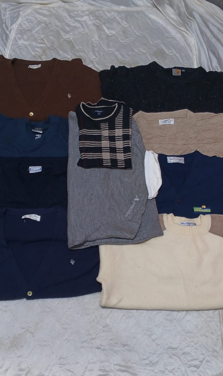 Christian dior/Burrberry,/YSL/Nike And Carharrt Sweaters