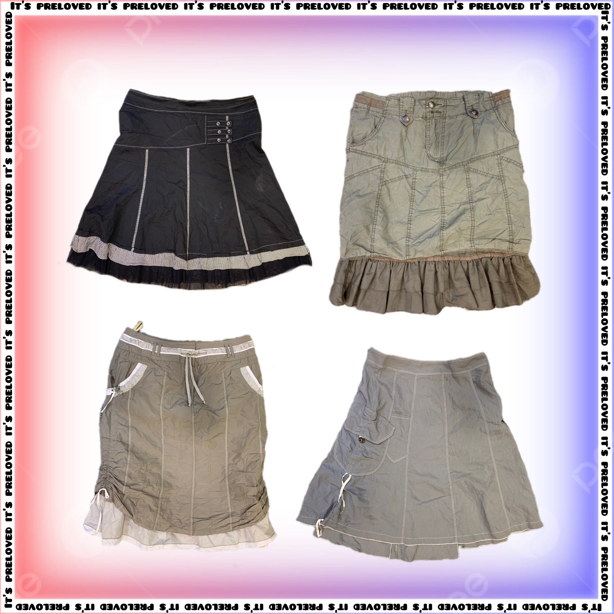 Y2K Workwear Skirt Mix (RX-904)