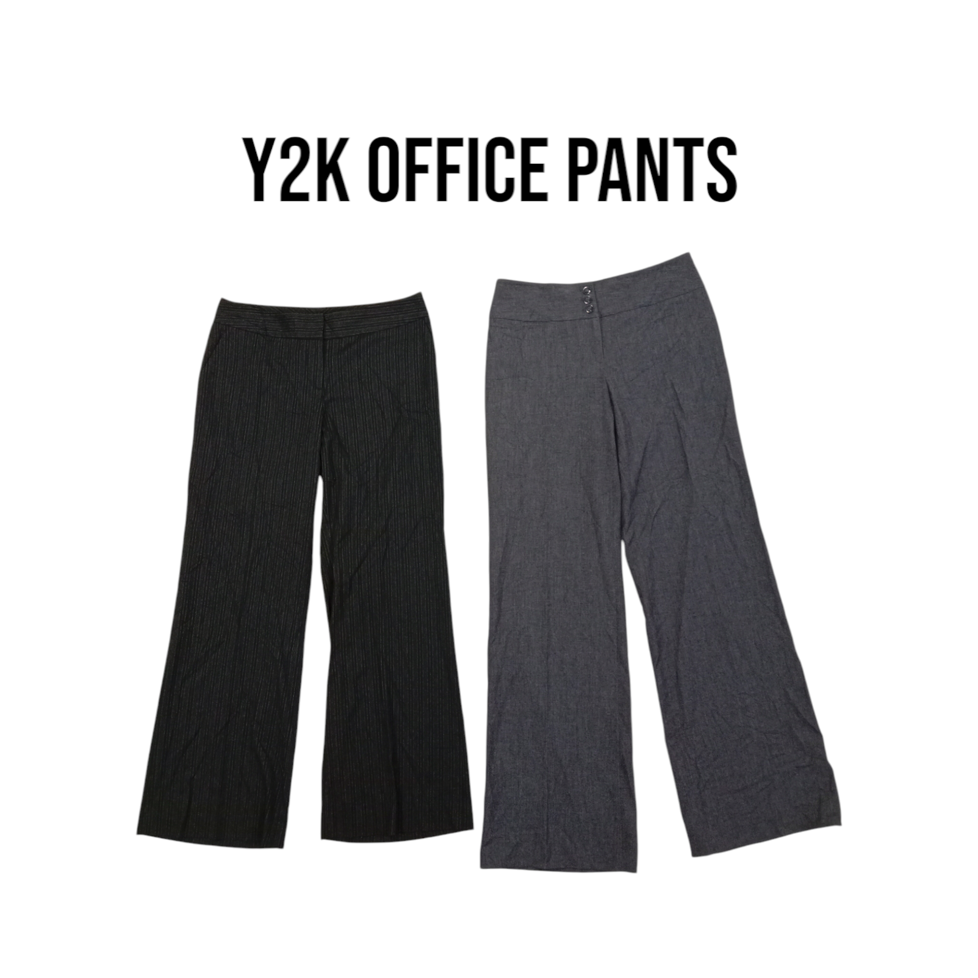 Pantalons de bureau Y2K