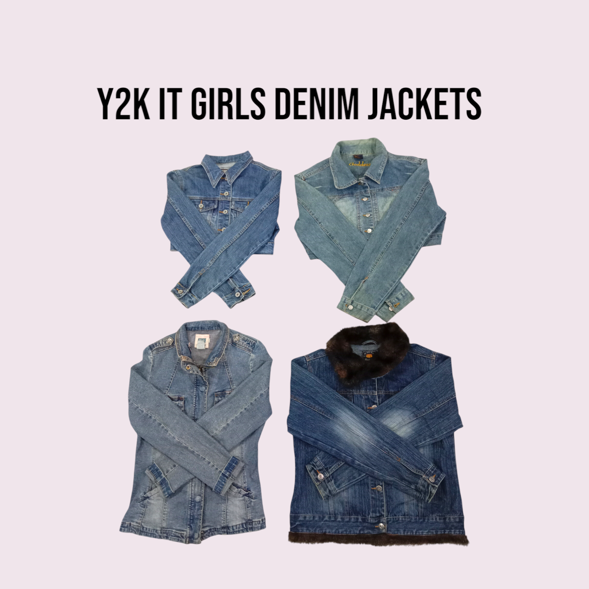 Y2k IT Girls Jeansjacken