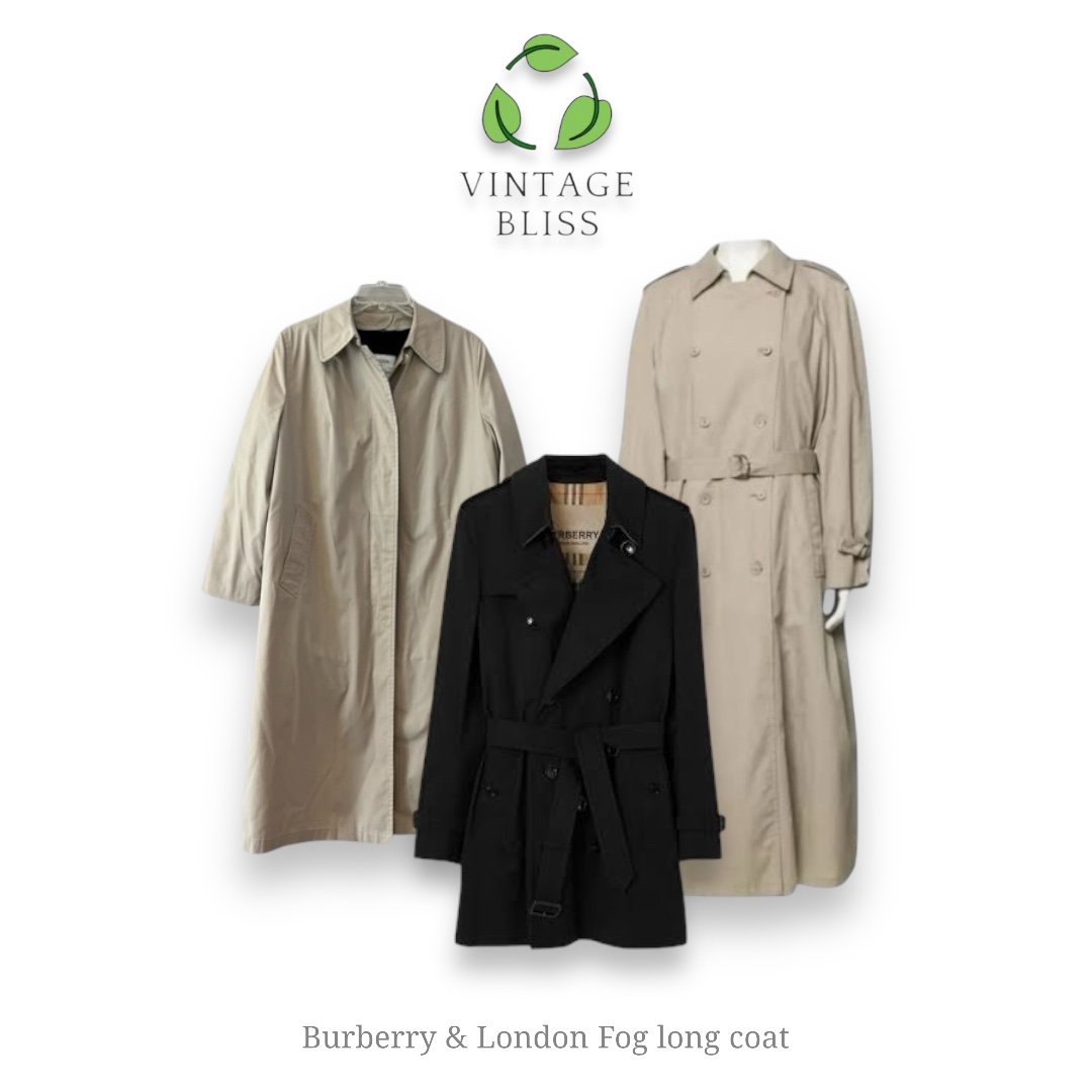 Burberry & London Fog long Coats