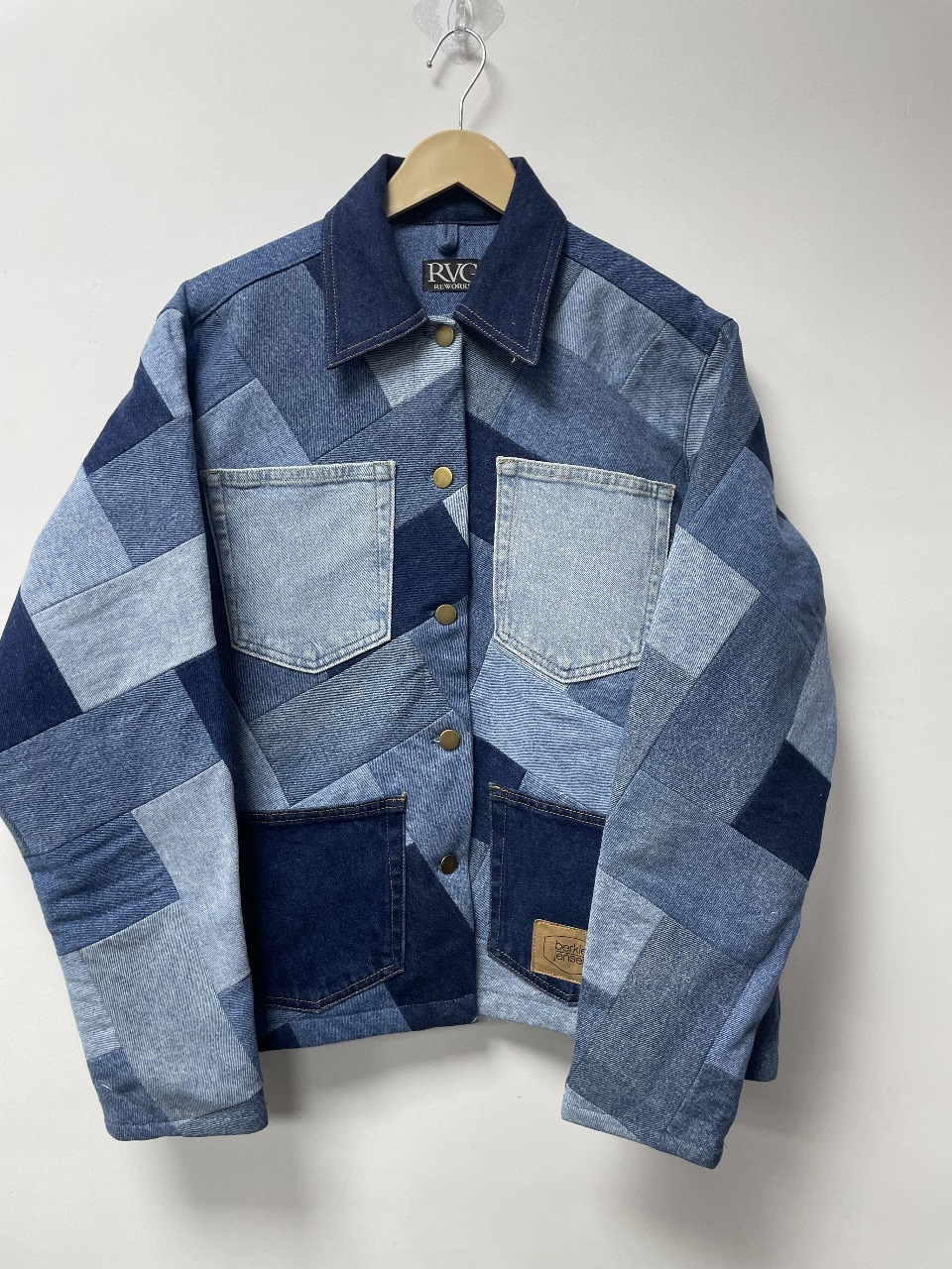 Rework Patchwork Denim Jacket