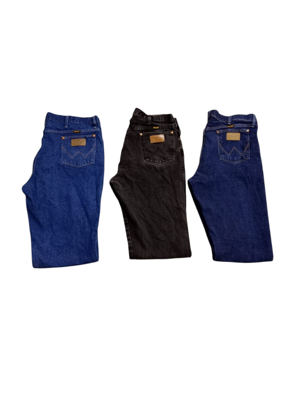 Jeans bleus pour hommes Wrangler - 10 pièces