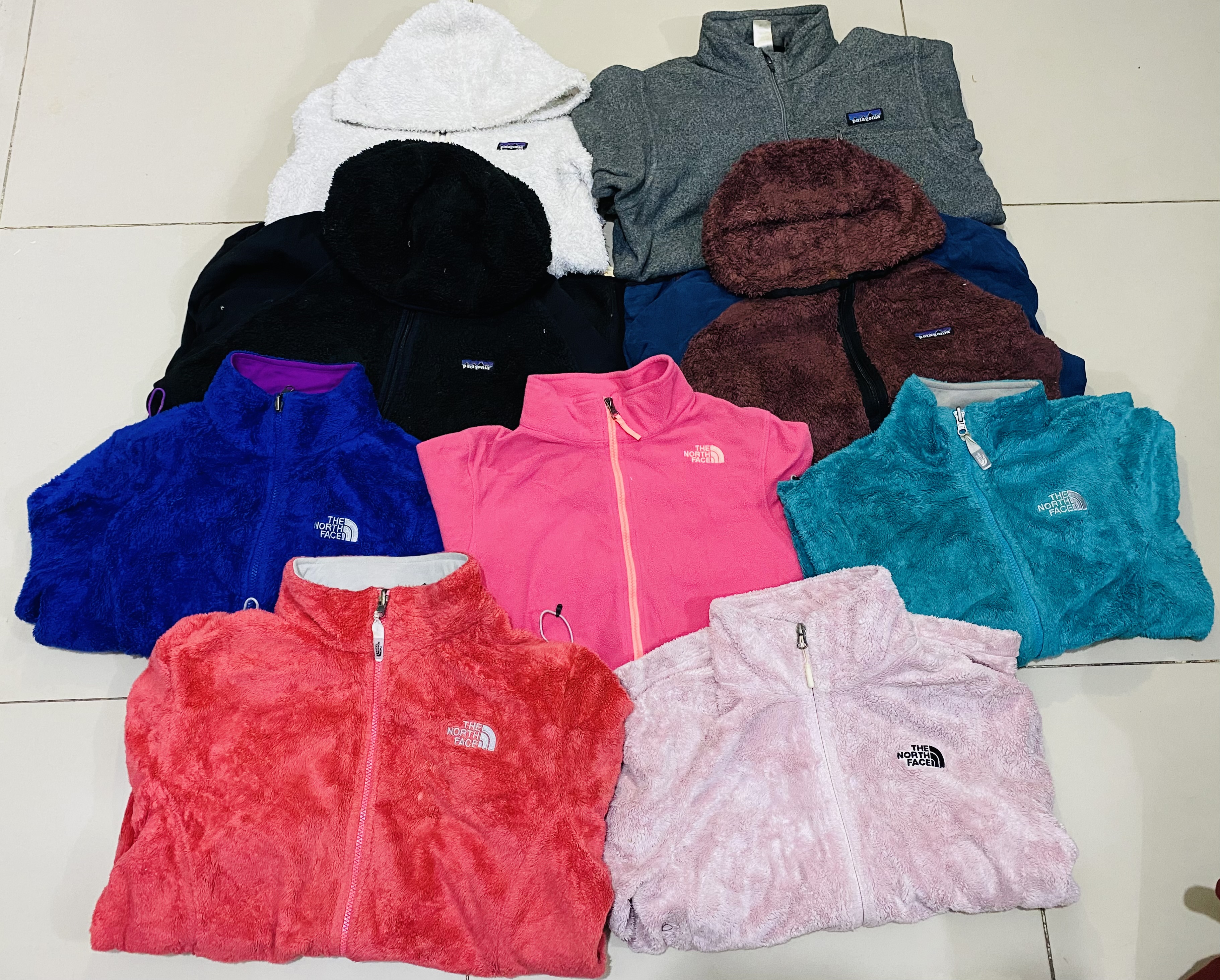 パタゴニア & TNF フリースジャケット