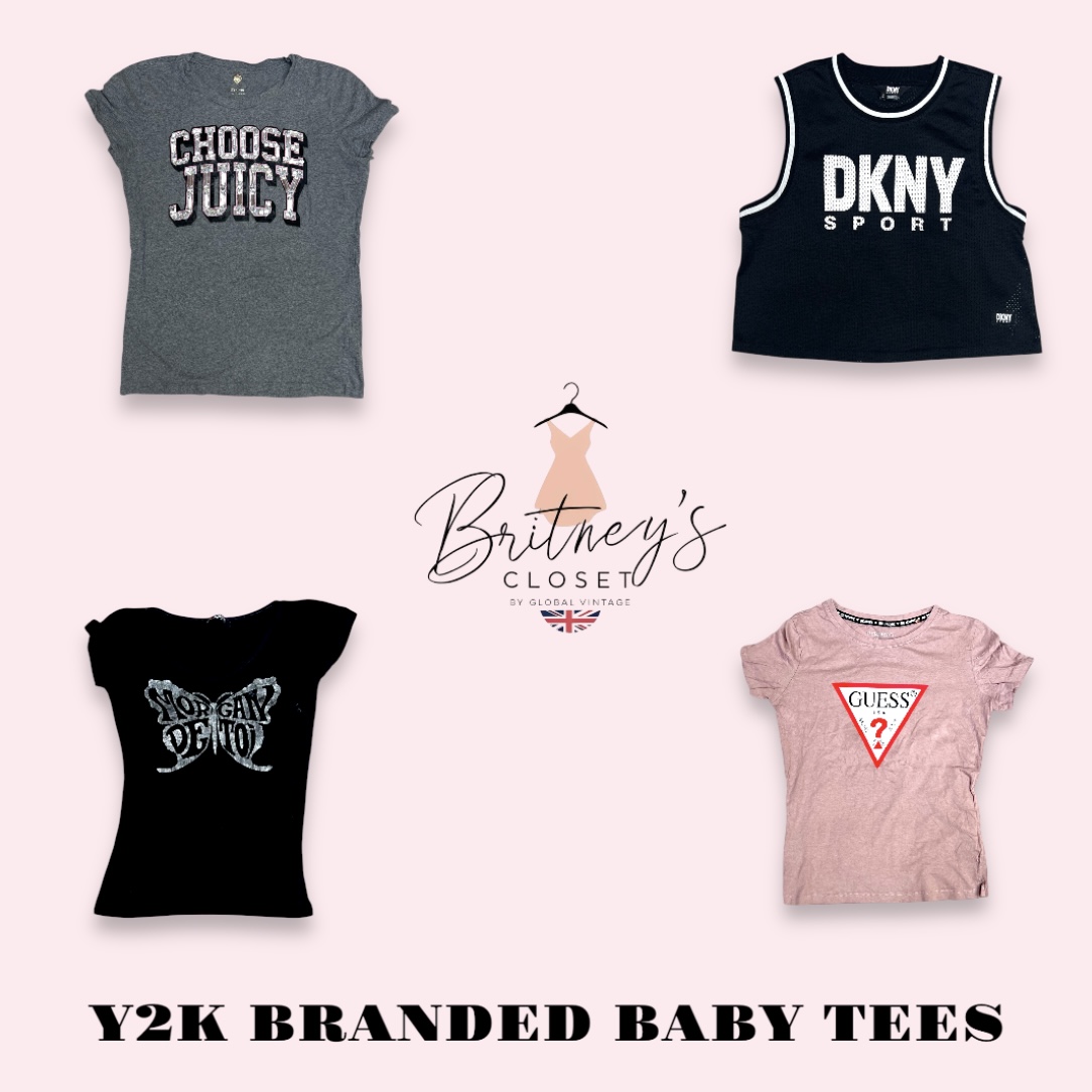 T-shirts pour bébés de marque Bliss avec DKNy, Guess et Juicy Couture - 18 pièces ( BC-12-33 )