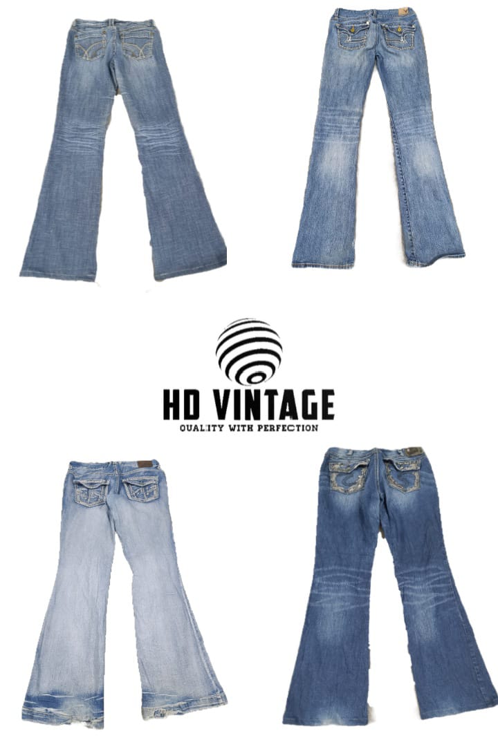 Jean évasé orné HD576 Ladies Y2K - 12 pièces