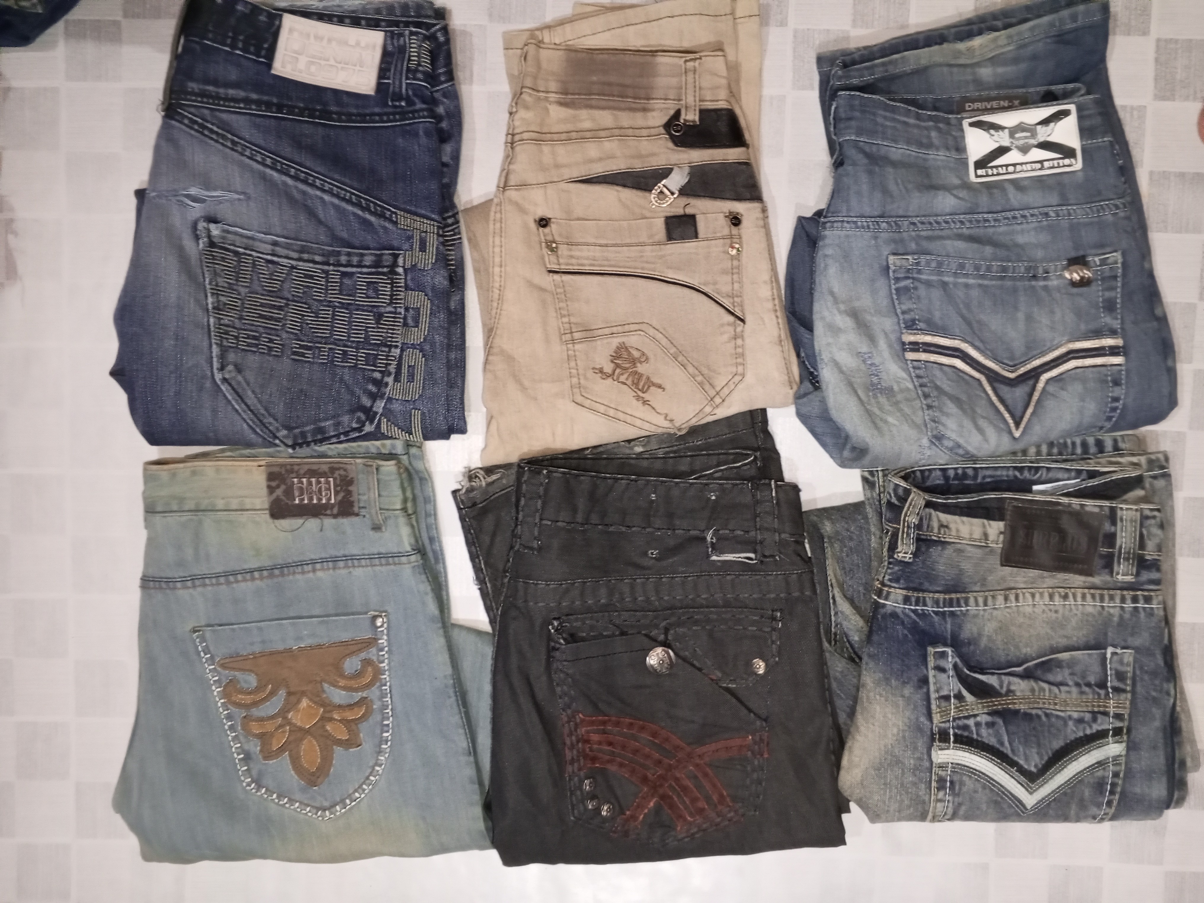 S.NO 94 D&G AND OTHER MIX BRANDS BAGGY JEANS  15 PIARS