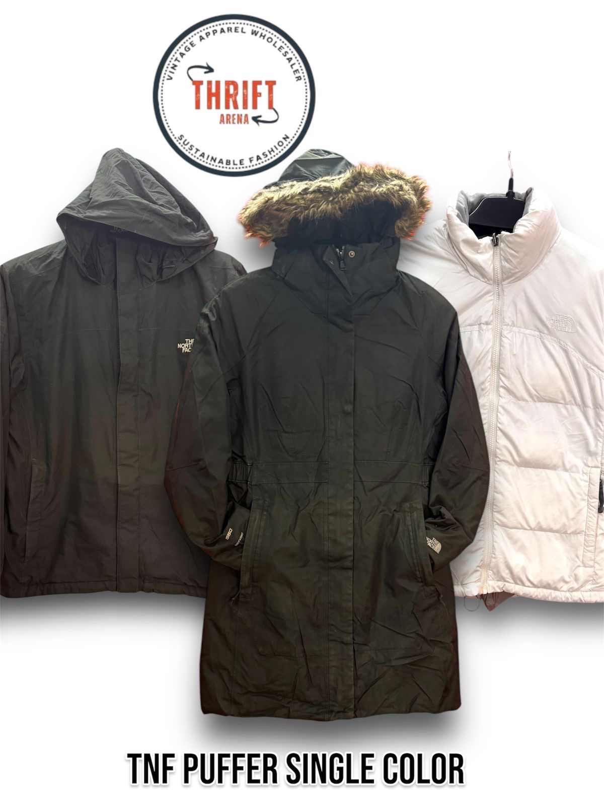 #VV481 TNF Puffer Couleur Unique 14PCs