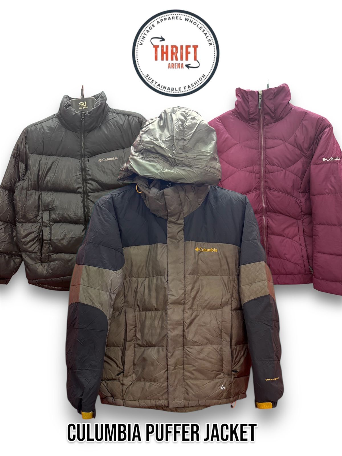 #VV482 Columbia puffer jacket 10PCs