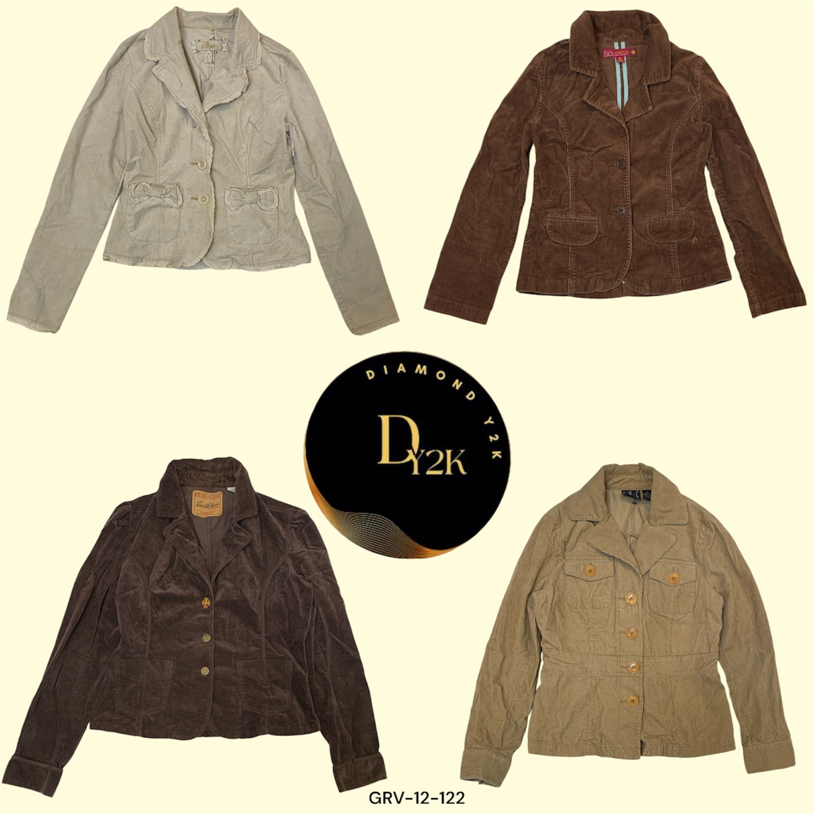 Y2K Classic Corduroy Coats for Trendy Vibes (GRV-12-122)