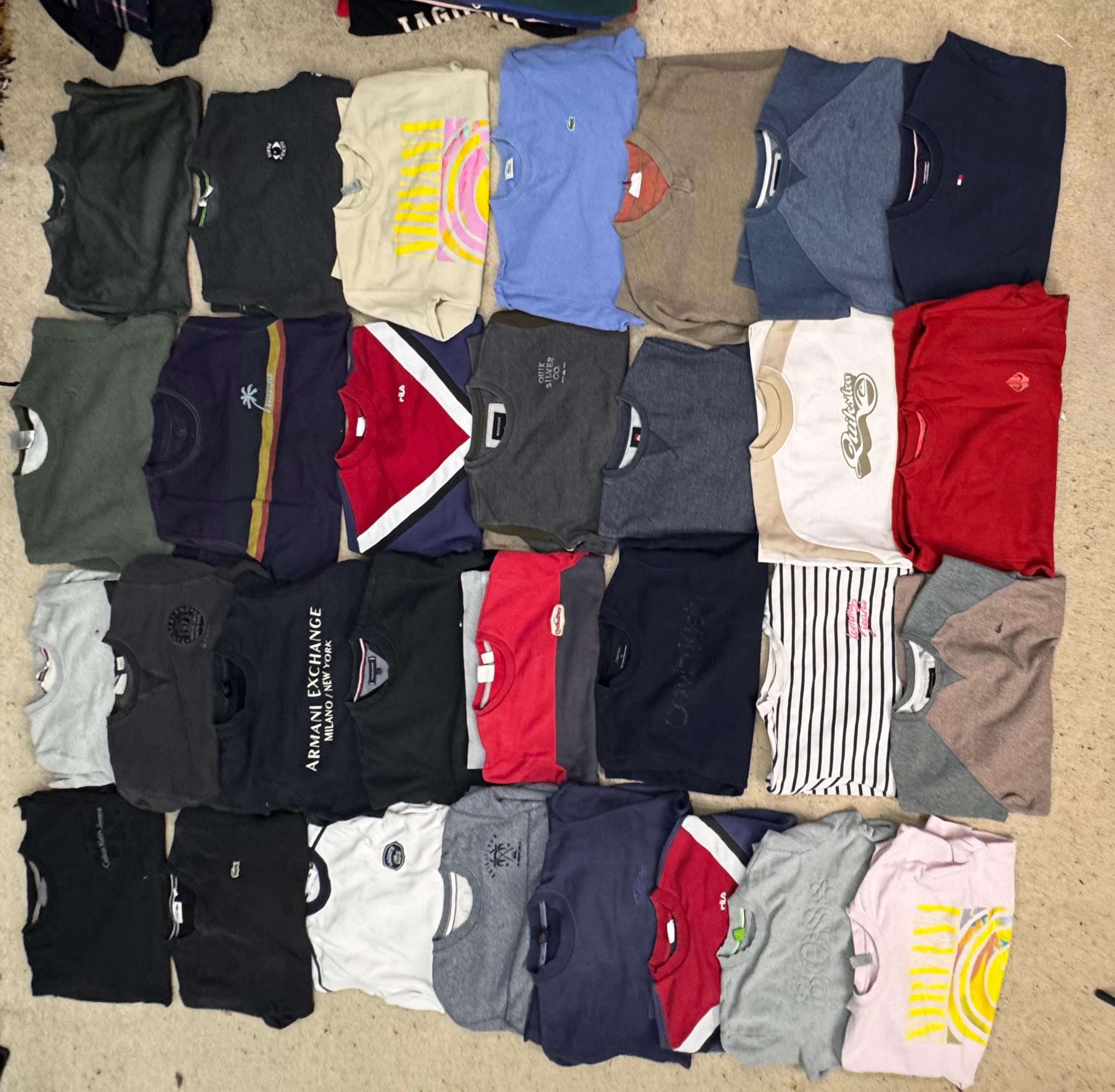 #VV503 Branded Sweatshirts Quicksilver/Lacoste/Timberland 32PCs