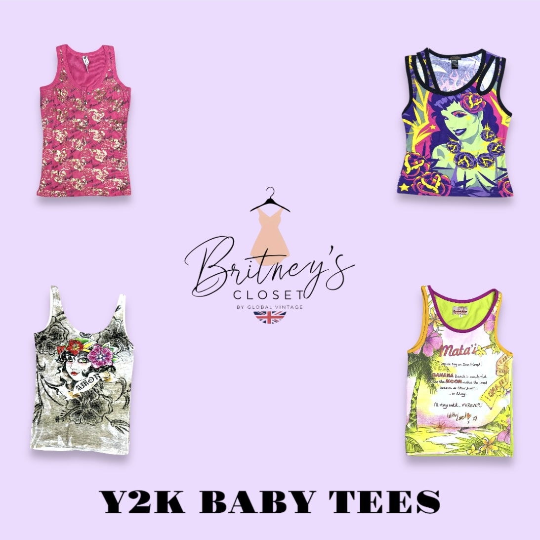 Y2K Affiction Style Tight Baby Tees - 40 Pieces ( BC-12-35 )