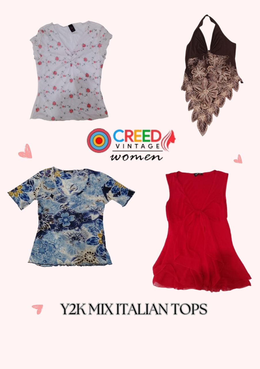 CR3065 Y2K Mix Italienische Tops - 10 Stück