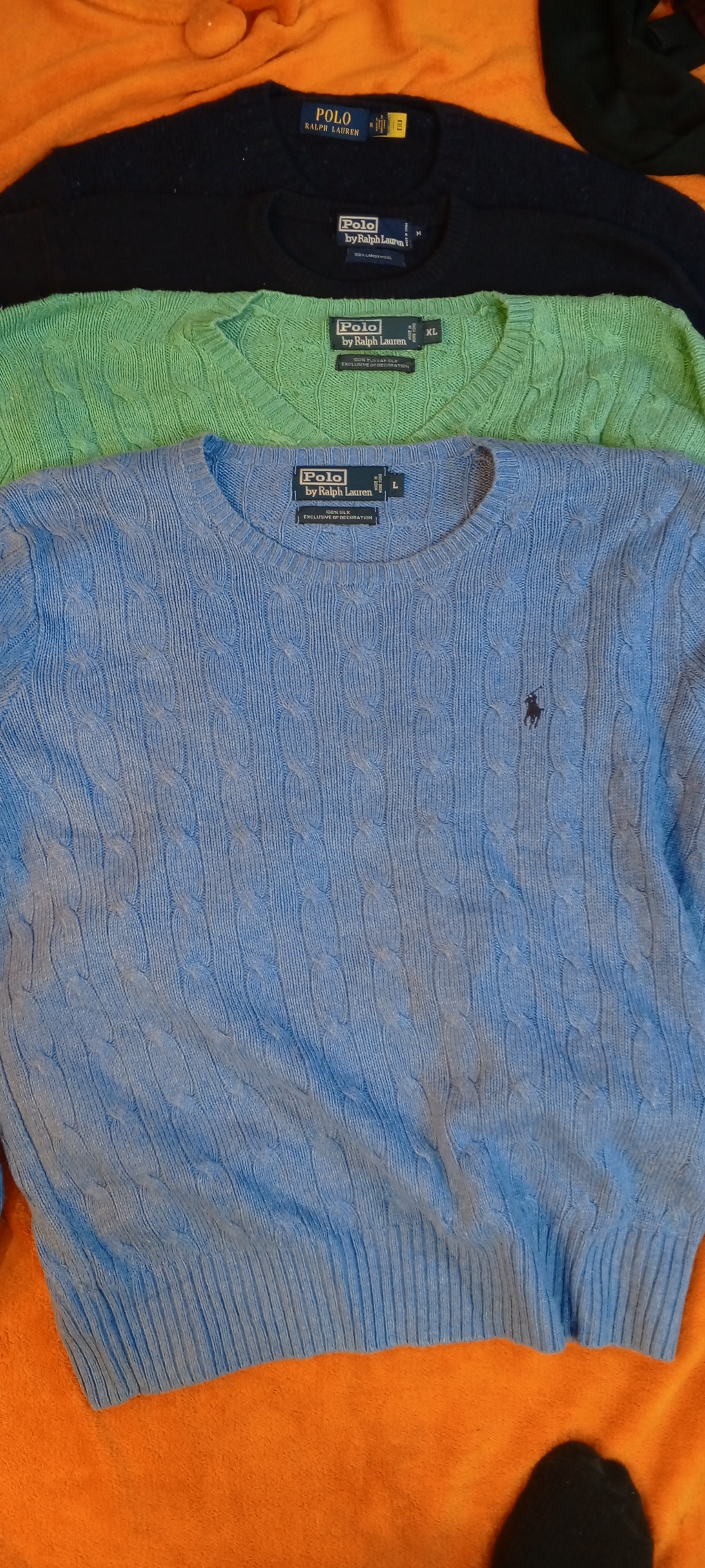 Ralph Lauren Polo Pullover runder Hals & V-Ausschnitt 20 Stück