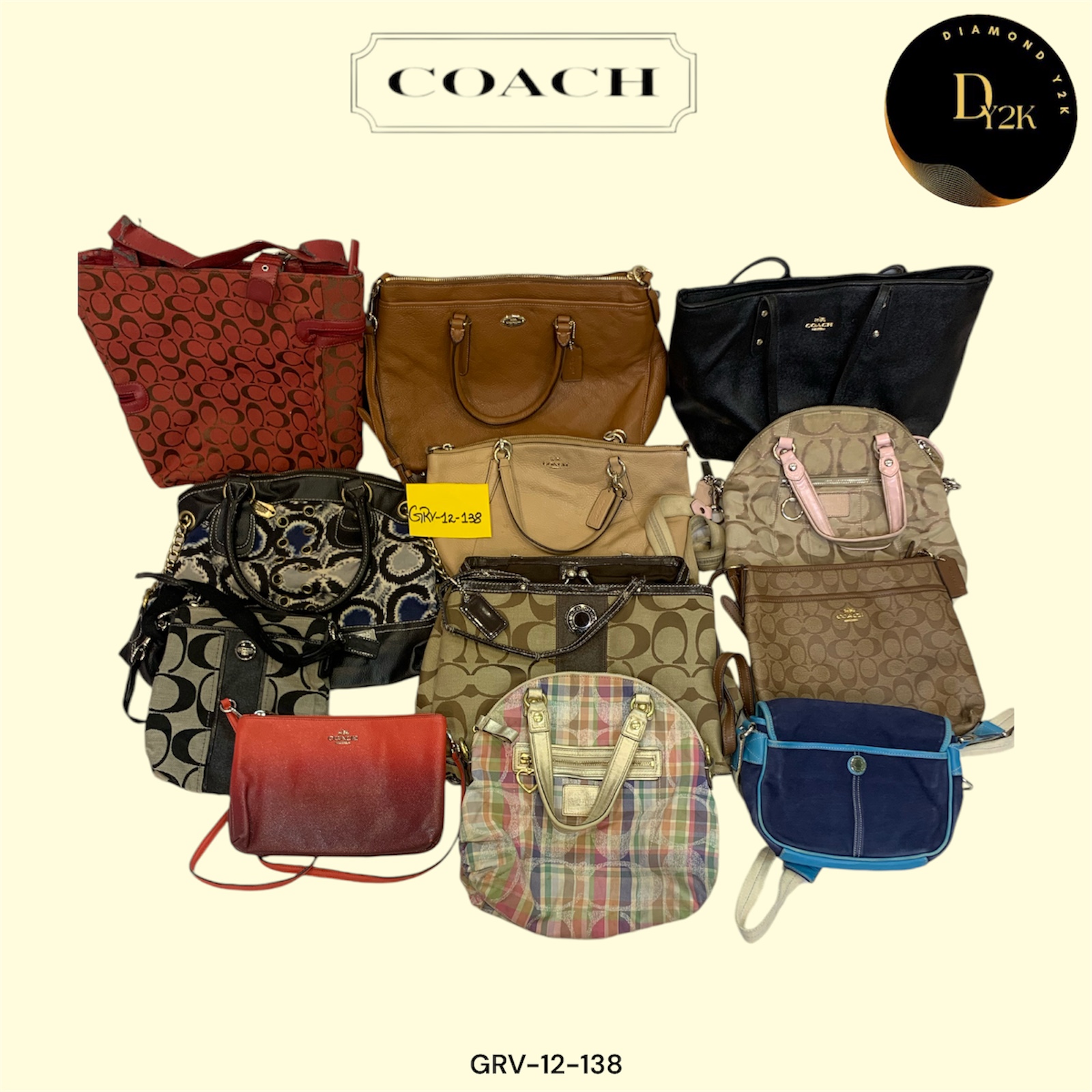 Y2K Coach Schultertaschen – Zeitlose Eleganz (GRV-12-138)