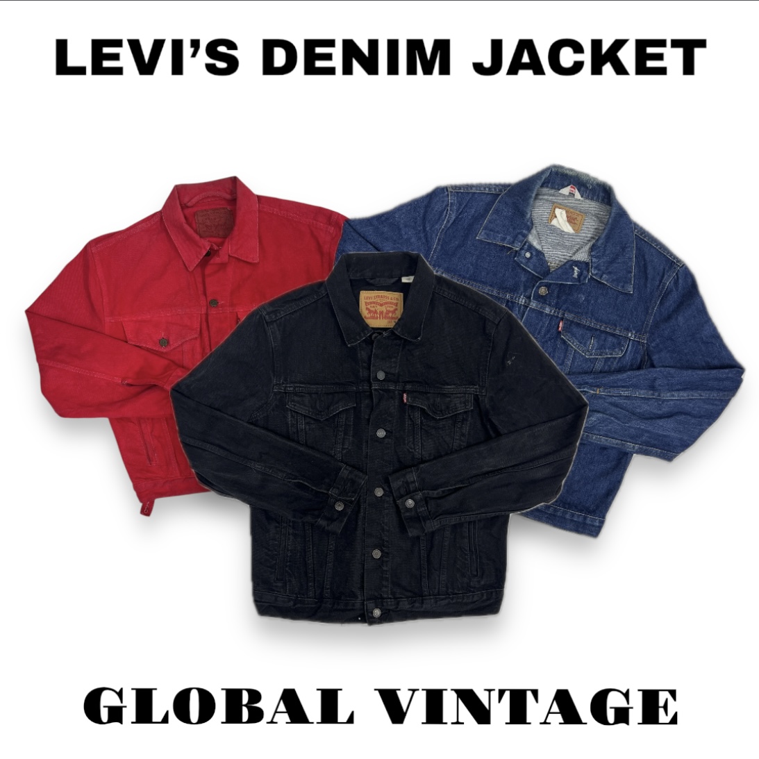 LEVI'S Denim Jacket- 13 Pieces ( GV-138 )