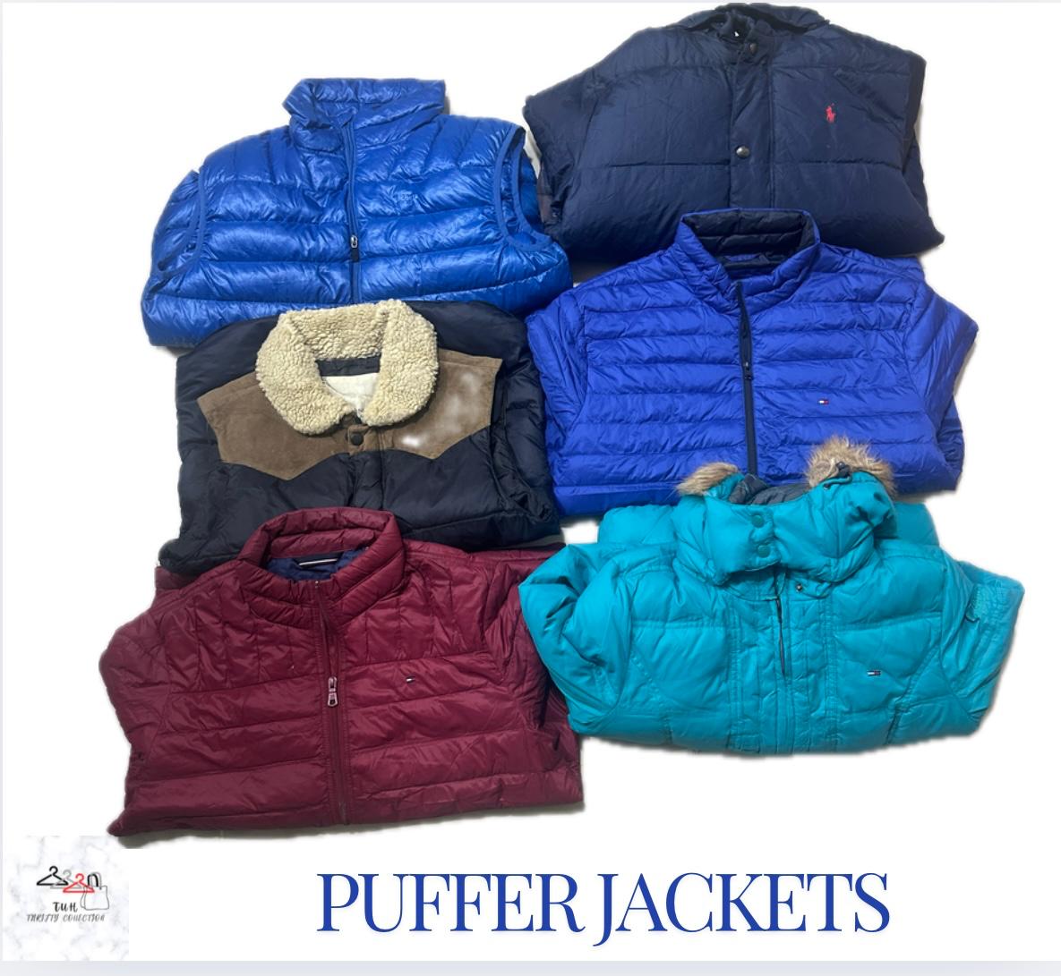 Puffer Jackets (Mix brand including Ralph Lauren, Tommy hilfiger, Lacoste, & others)