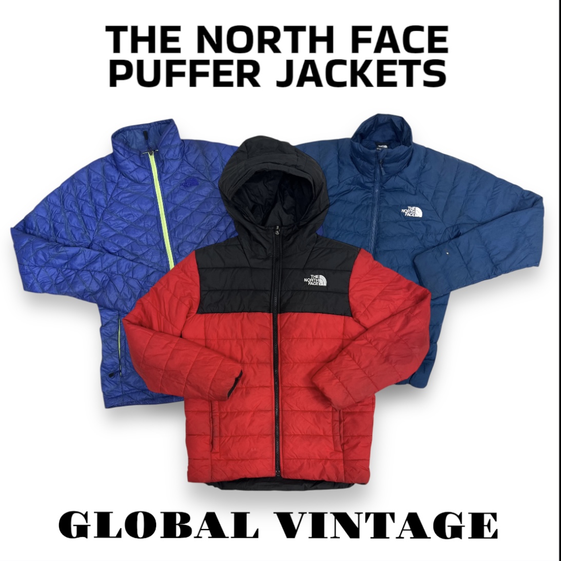 LES VESTES D'OCCASION PARE-VENT THE NORTH FACE - 15 PIÈCES ( GV-179 )