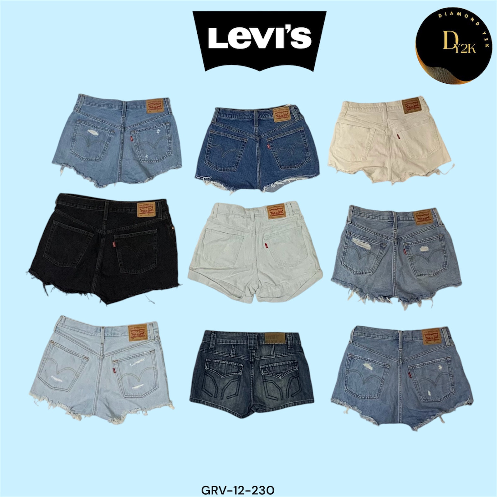 Y2K Levi's Denim Hot Shorts (GRV-12-230)