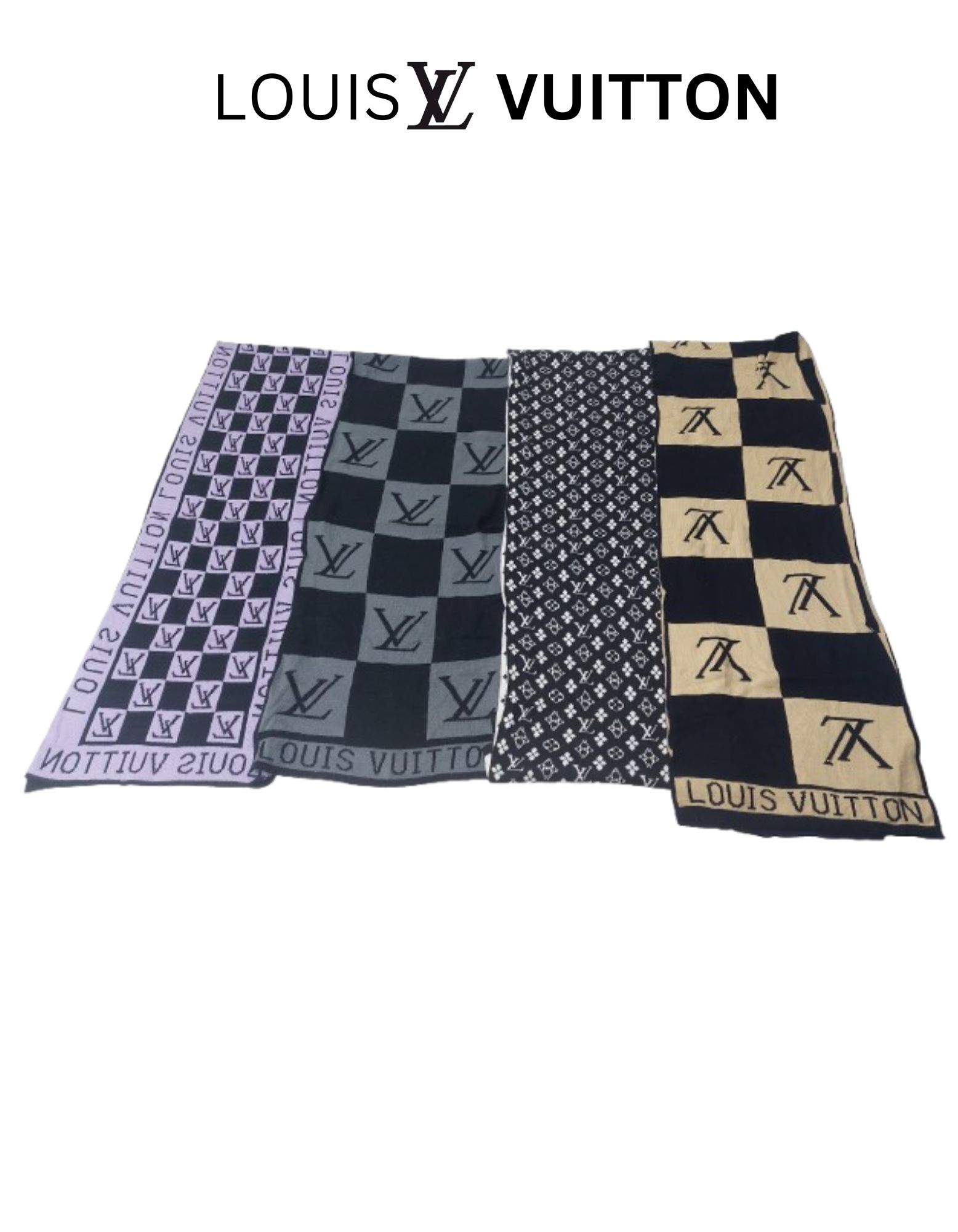 Louis vuitton scrachable scarf wool