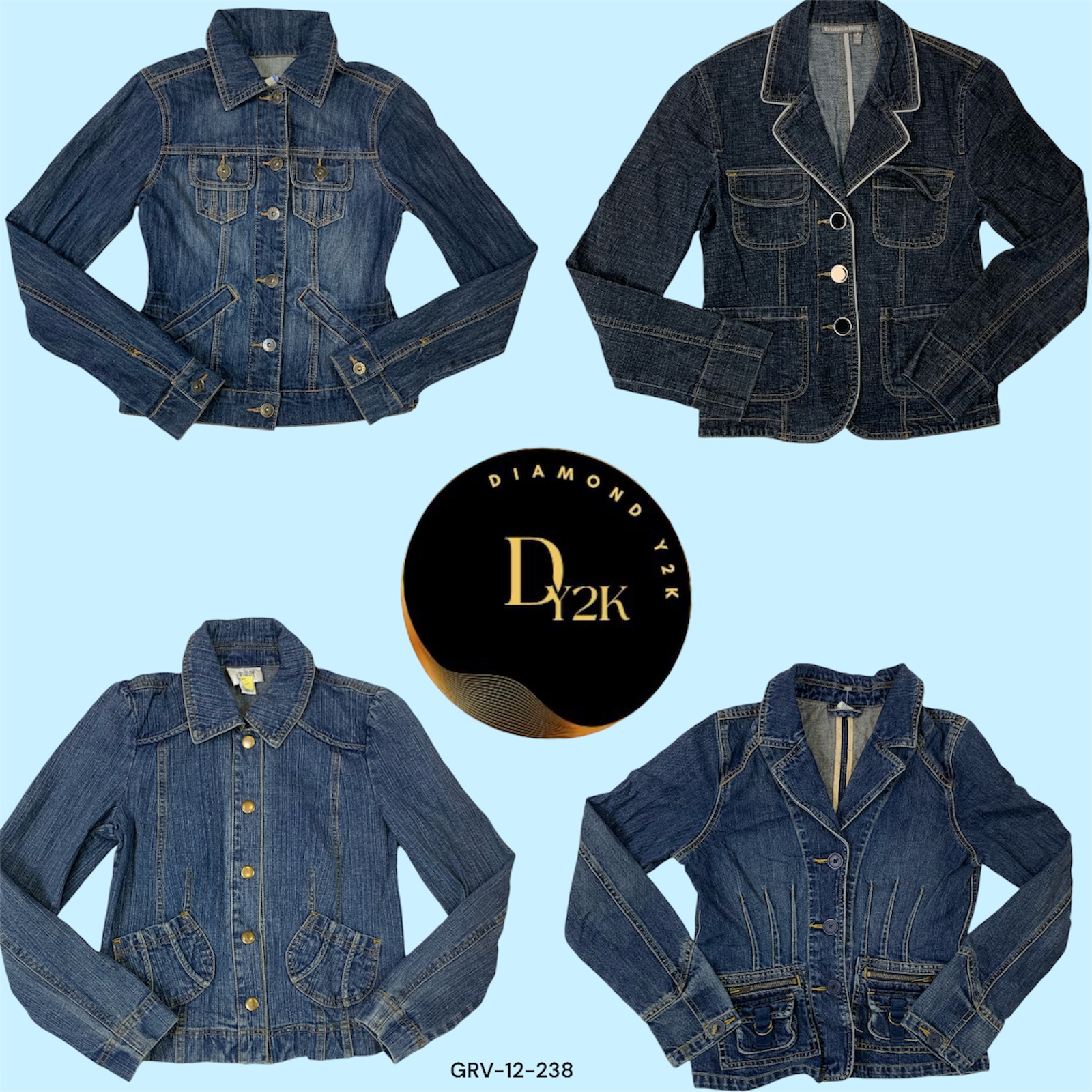 Retro Y2K Denim Jackets (GRV-12-238)