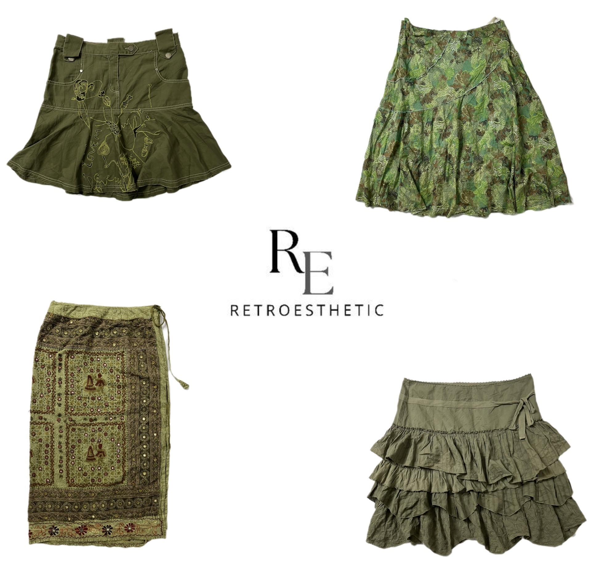 Y2K London Grunge Mix Skirts (RE-350)