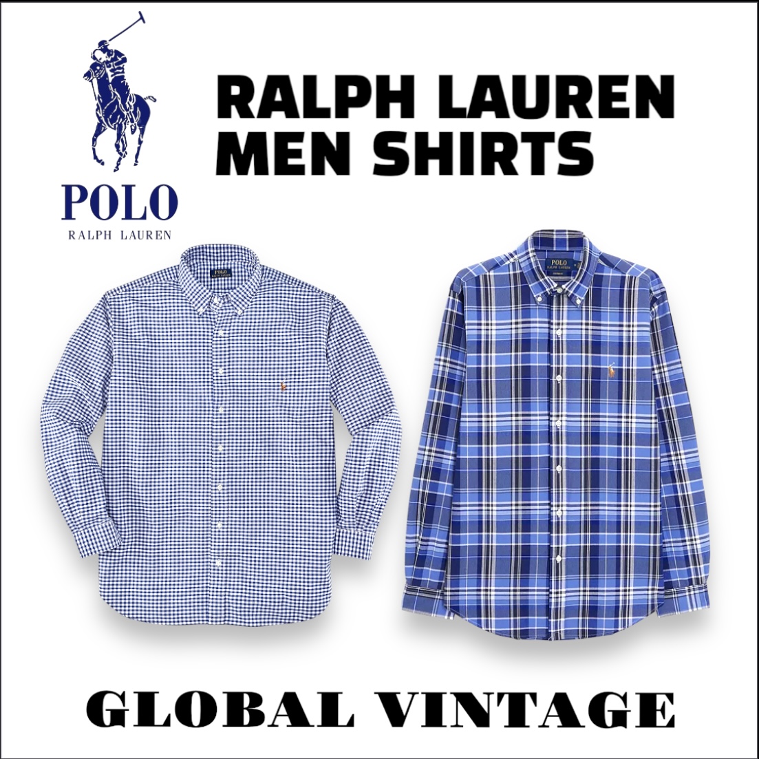 POLO RALPH LAUREN HERRENHEMDEN - 50 Stück ( GV-228 )