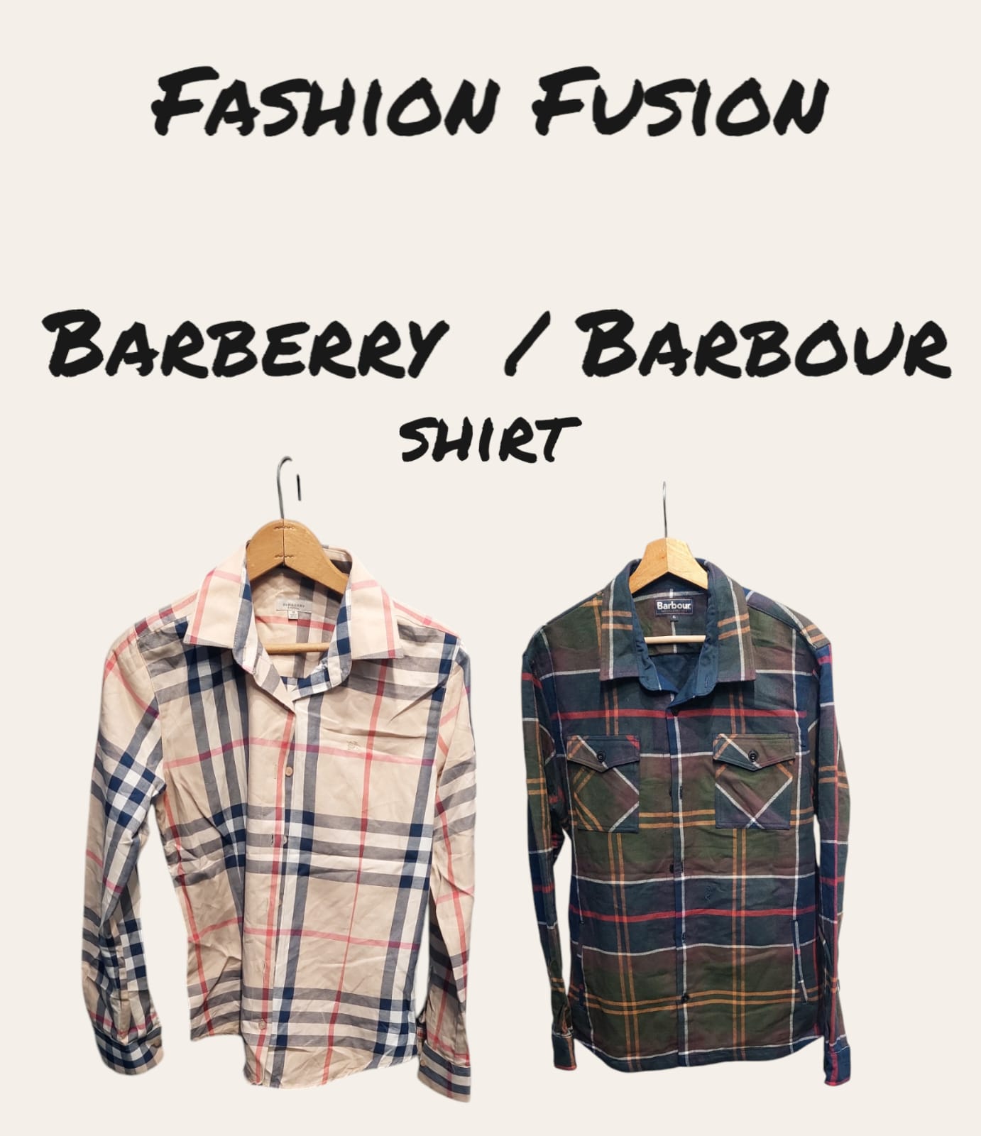 Barbour / burberry shirt (FF-337)