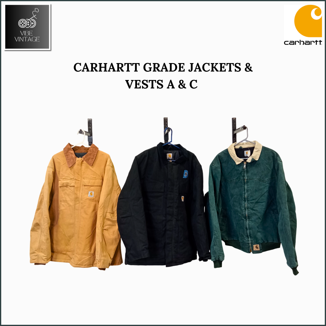 VESTES ET GILETS CARHARTT (GRADE A&C) - 10 PCS