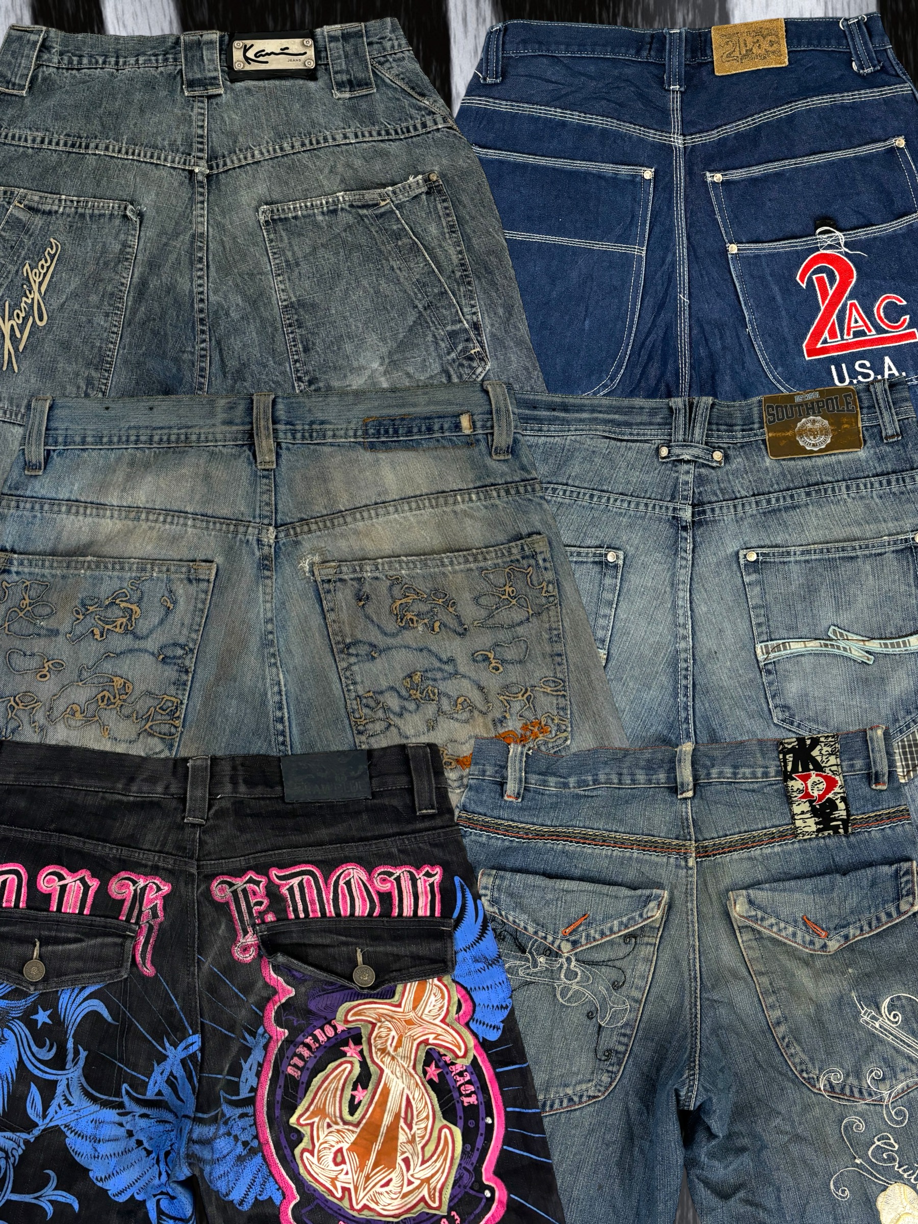 Y2k Hip Hop Jeans 20 Pcs (B83)