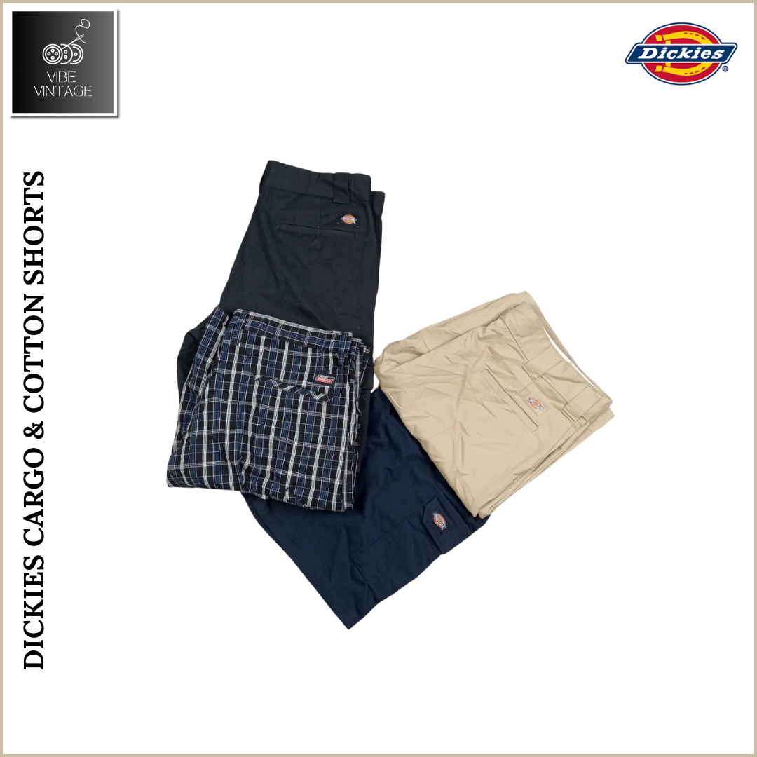 DICKIES PANTALONS CARGO & SHORTS EN COTON - 20 PCS