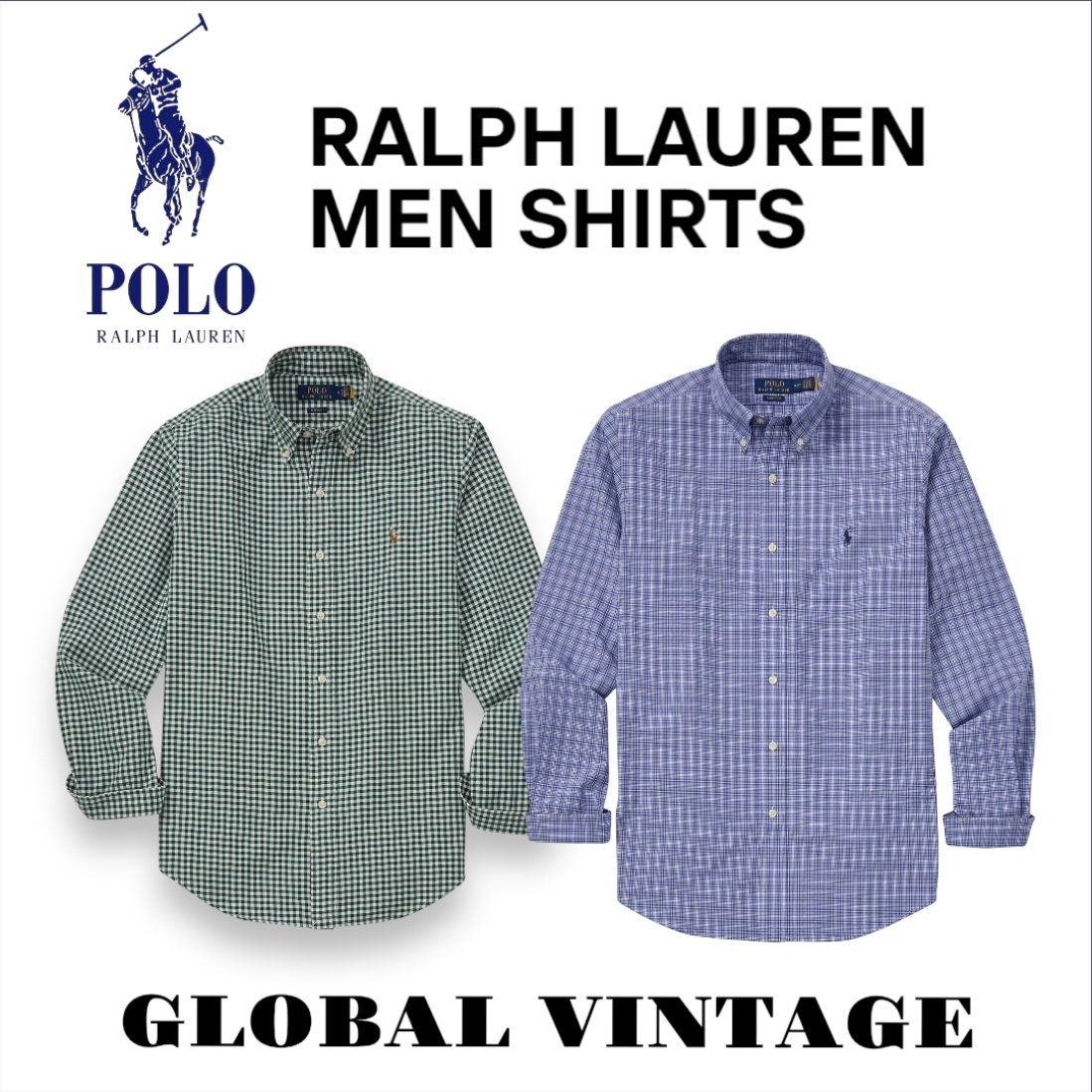 RALPH LAUREN POLO HERRENHEMDEN - 100 Stück ( GV-230 )