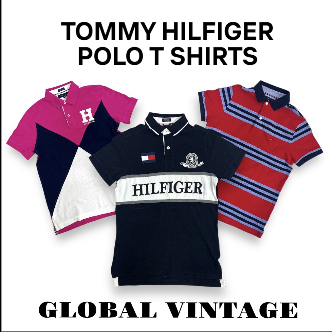 Tommy Hilfiger Polo T-Shirts - 10 Stück (GV-180)