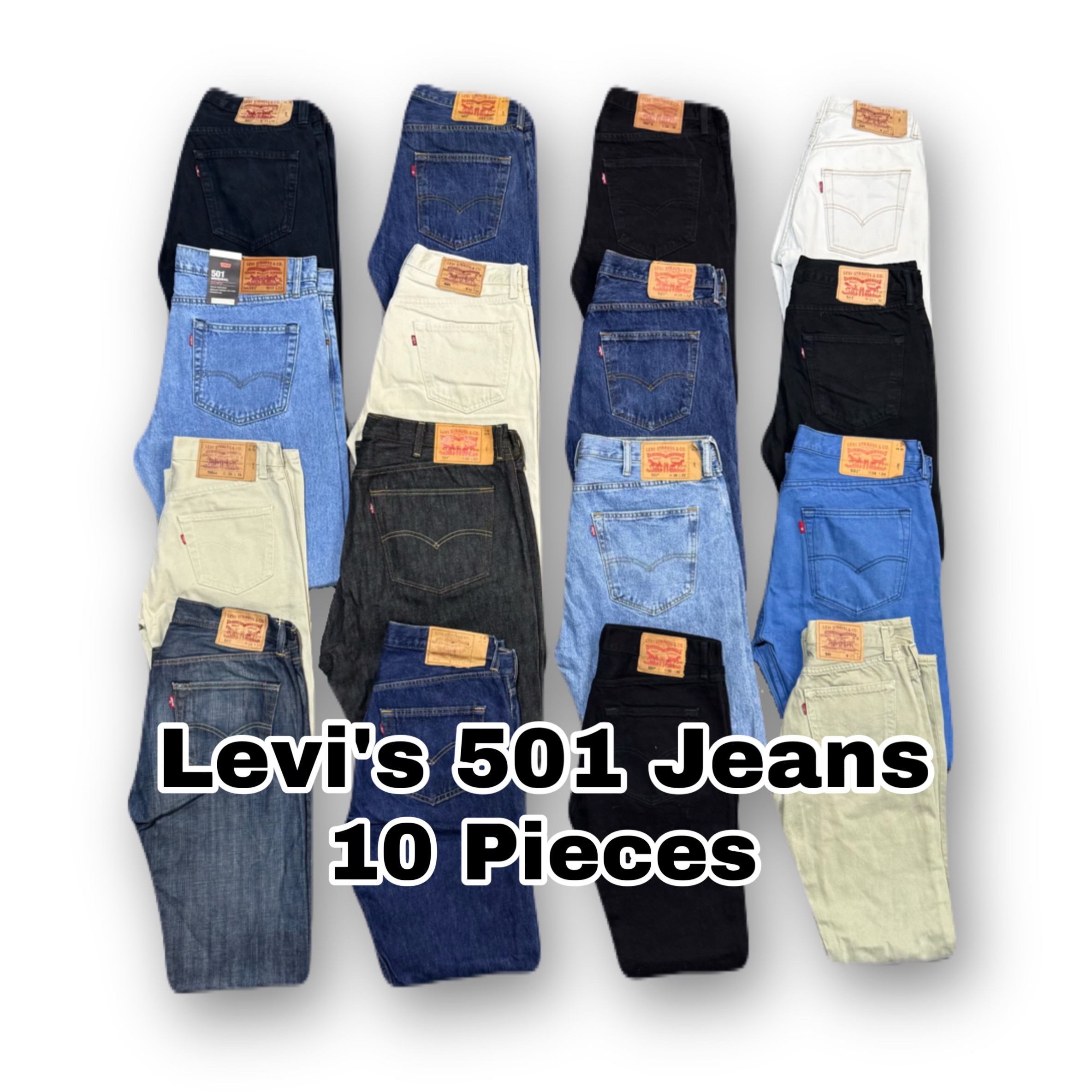 Levi's 501 Pants 10 Pieces