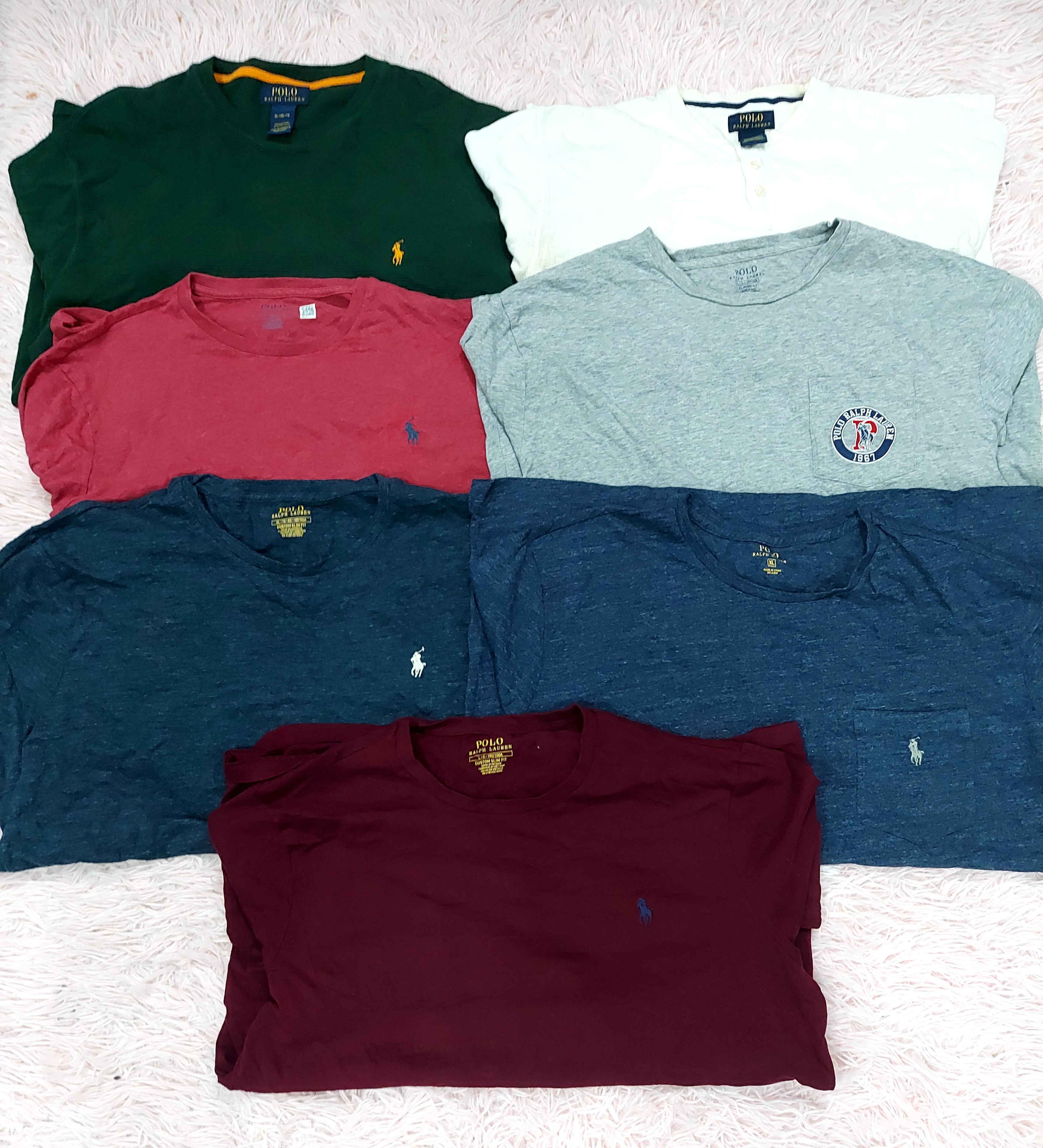 Polo Ralph Lauren T-shirts à manches longues 7 pièces