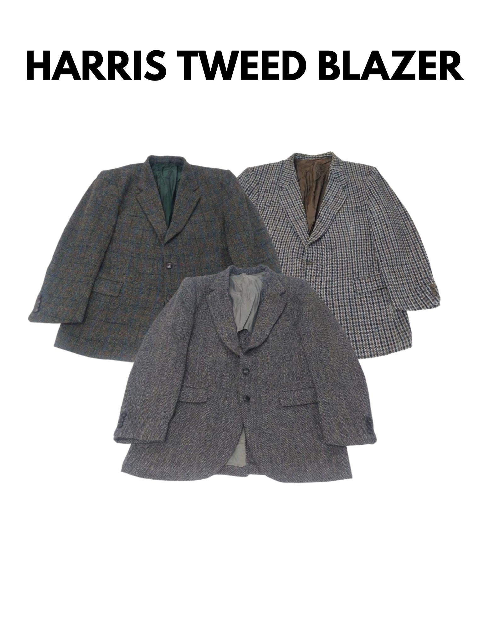 Harris tweed Blazers