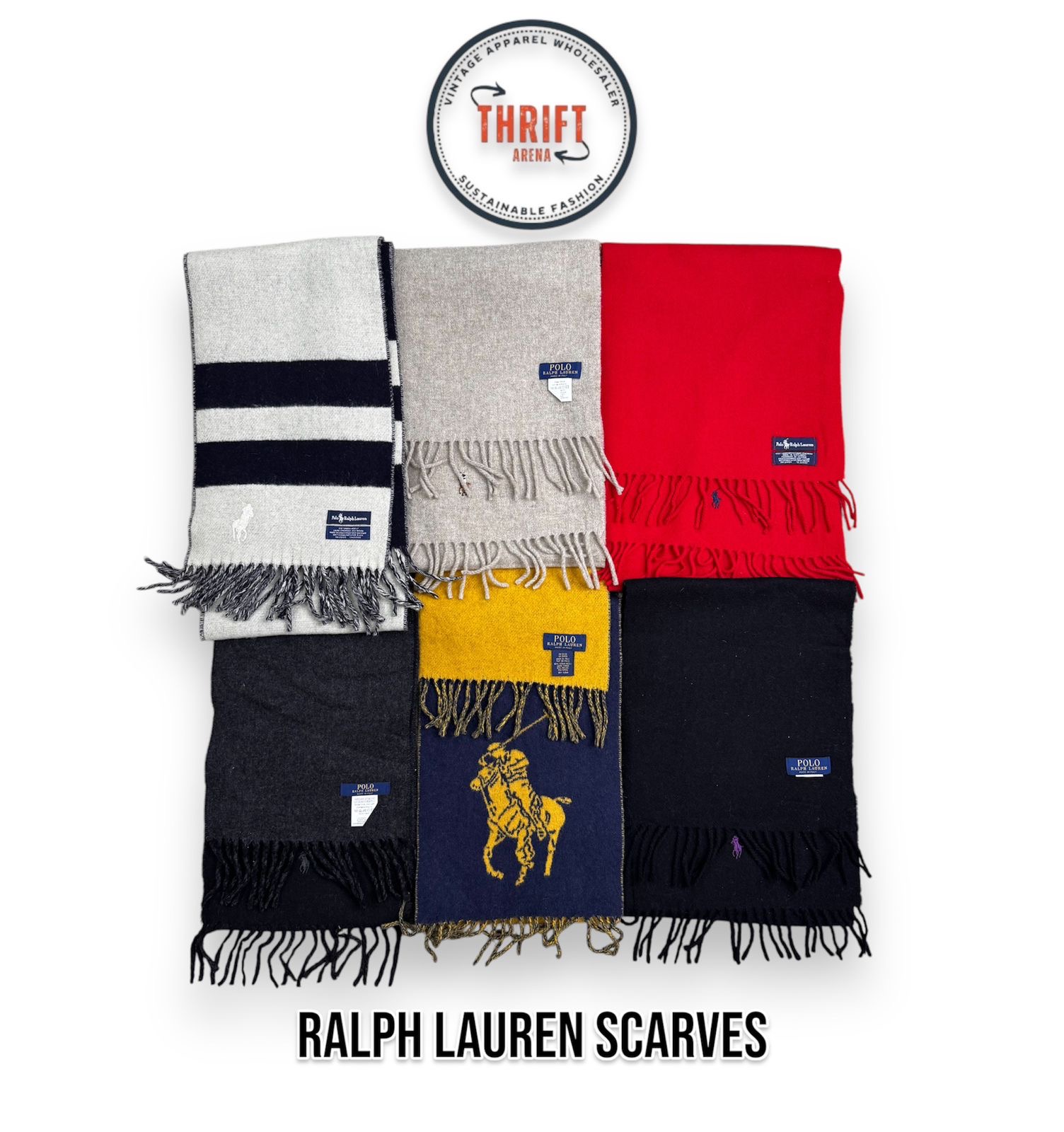 #VV533 Ralph Lauren Scarves 50PCs