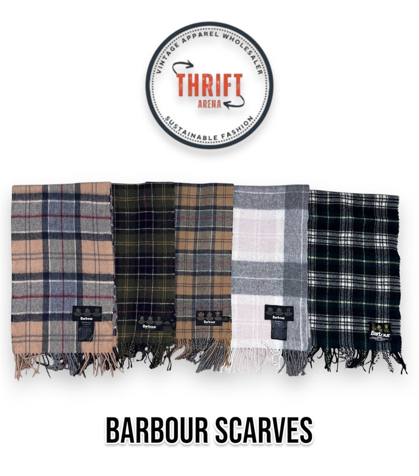 #VV544 Barbour Scarves 20PCs