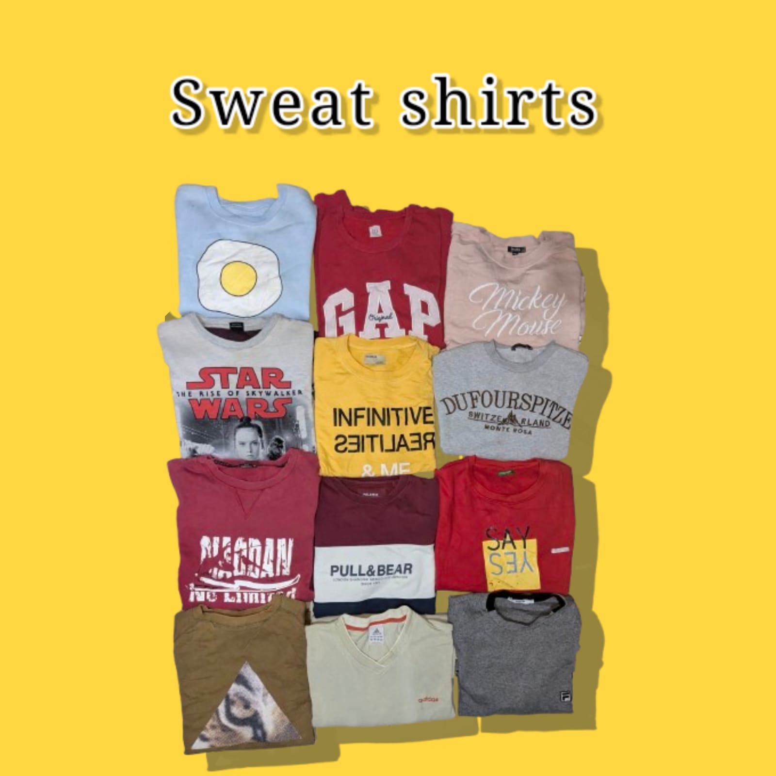 Mixed Brand & Unbranded Sweatshirts