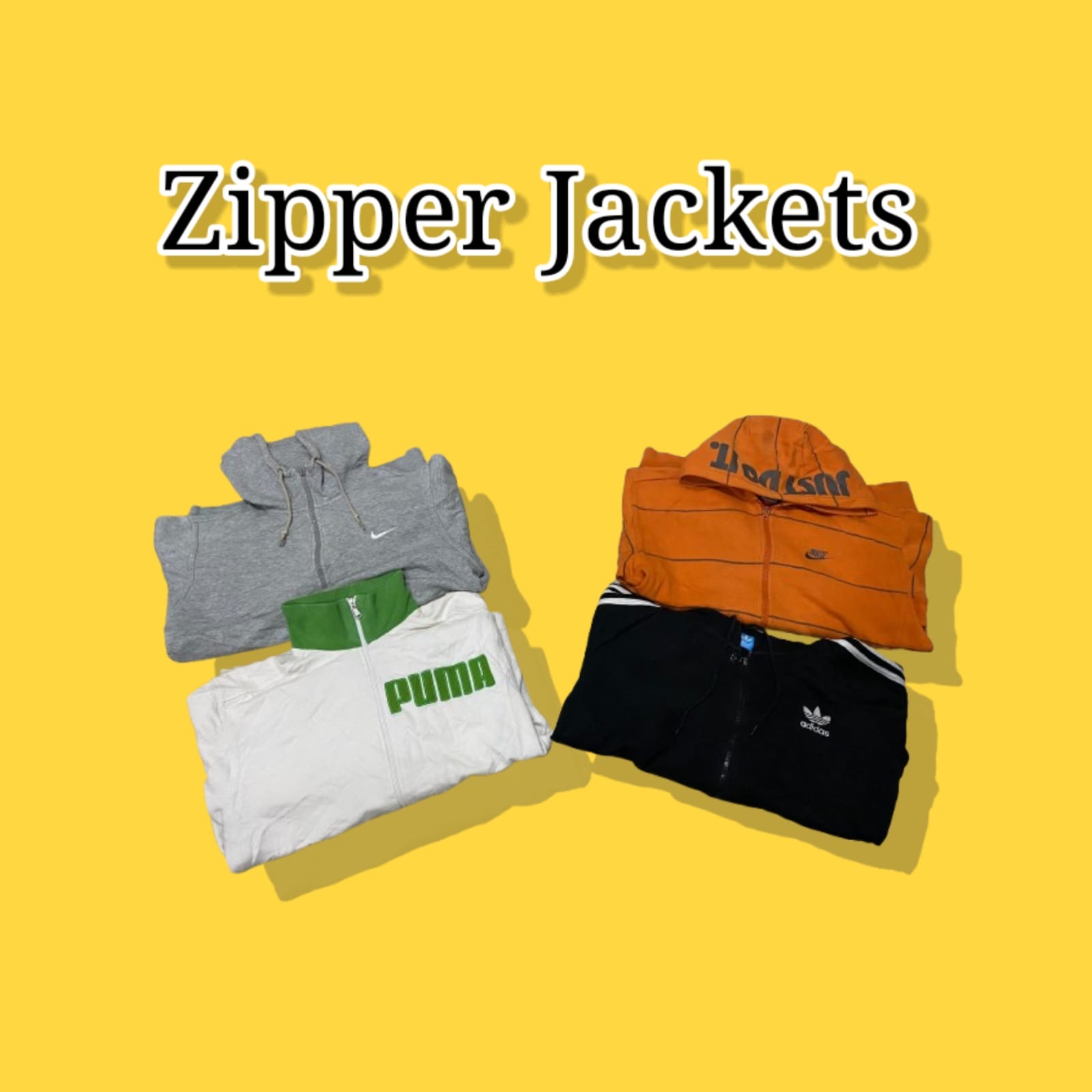 Mixed Branded Zipper Jackets