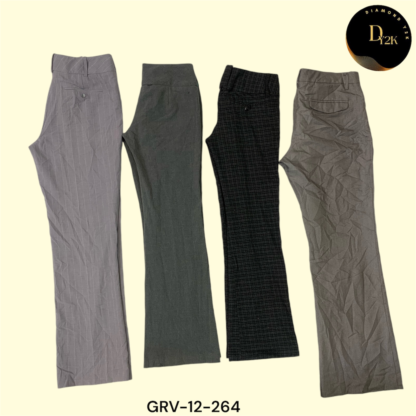 Retro Y2K Poly Pants - Michal Kors And More... for Effortless Style (GRV-12-264)