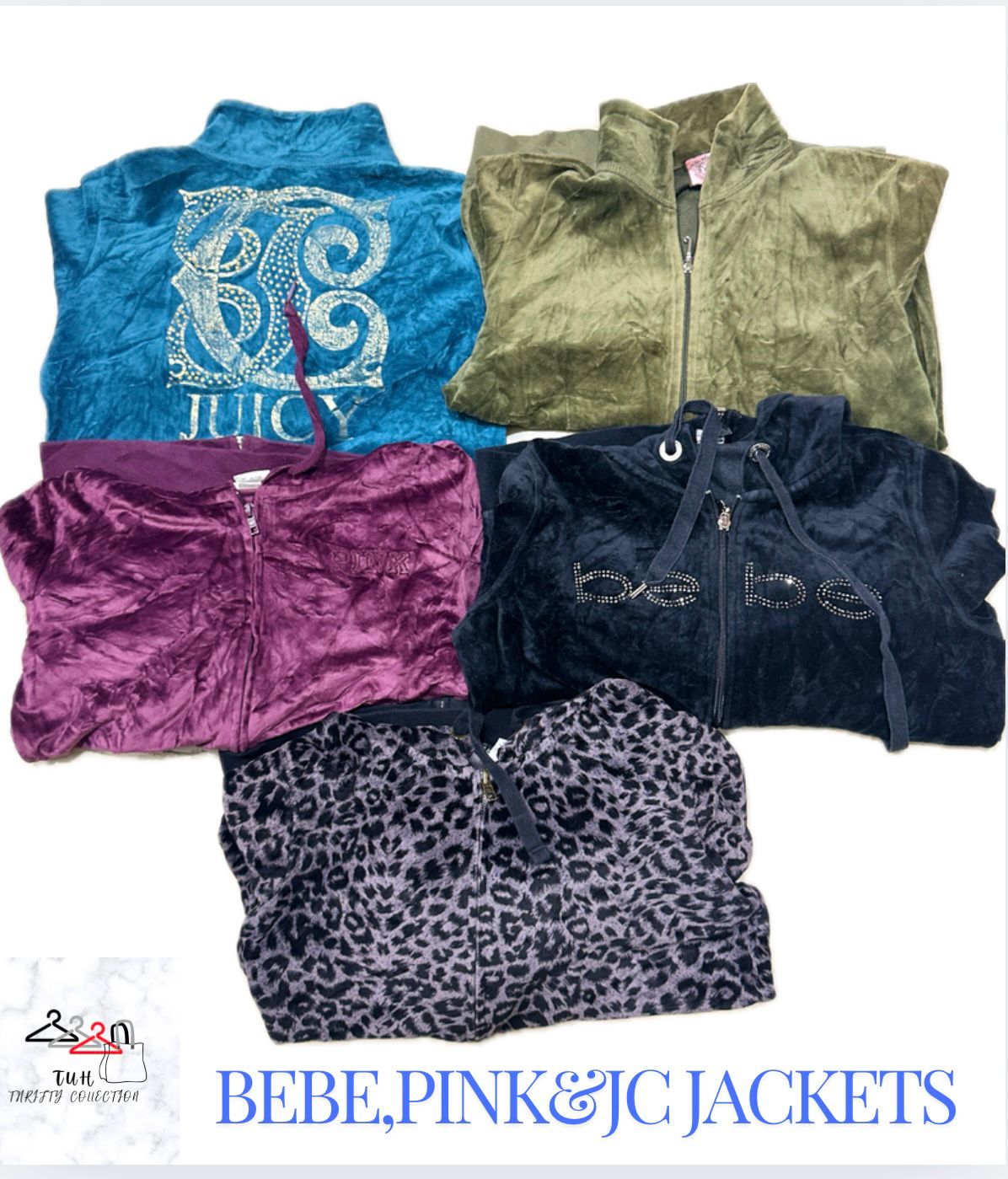 Hoodies (Mix brand Juicy couture, victoria's secret, & bebe)