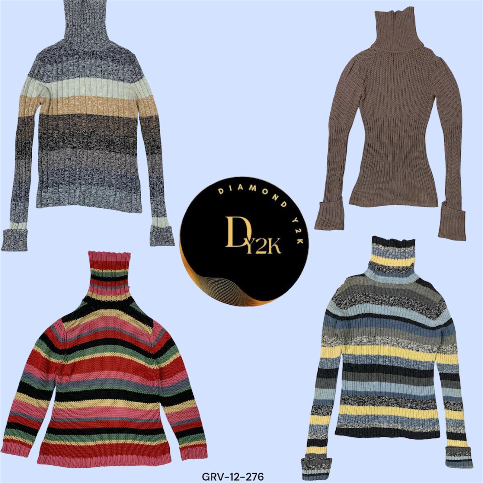 Iconic Y2K Turtleneck Sweaters - Polo Ralph Lauren, Tommy Hilfiger + Others (GRV-12-276)