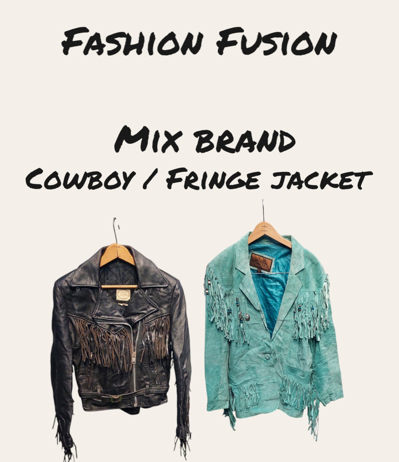 Cowboy - Veste à franges (FF-360)