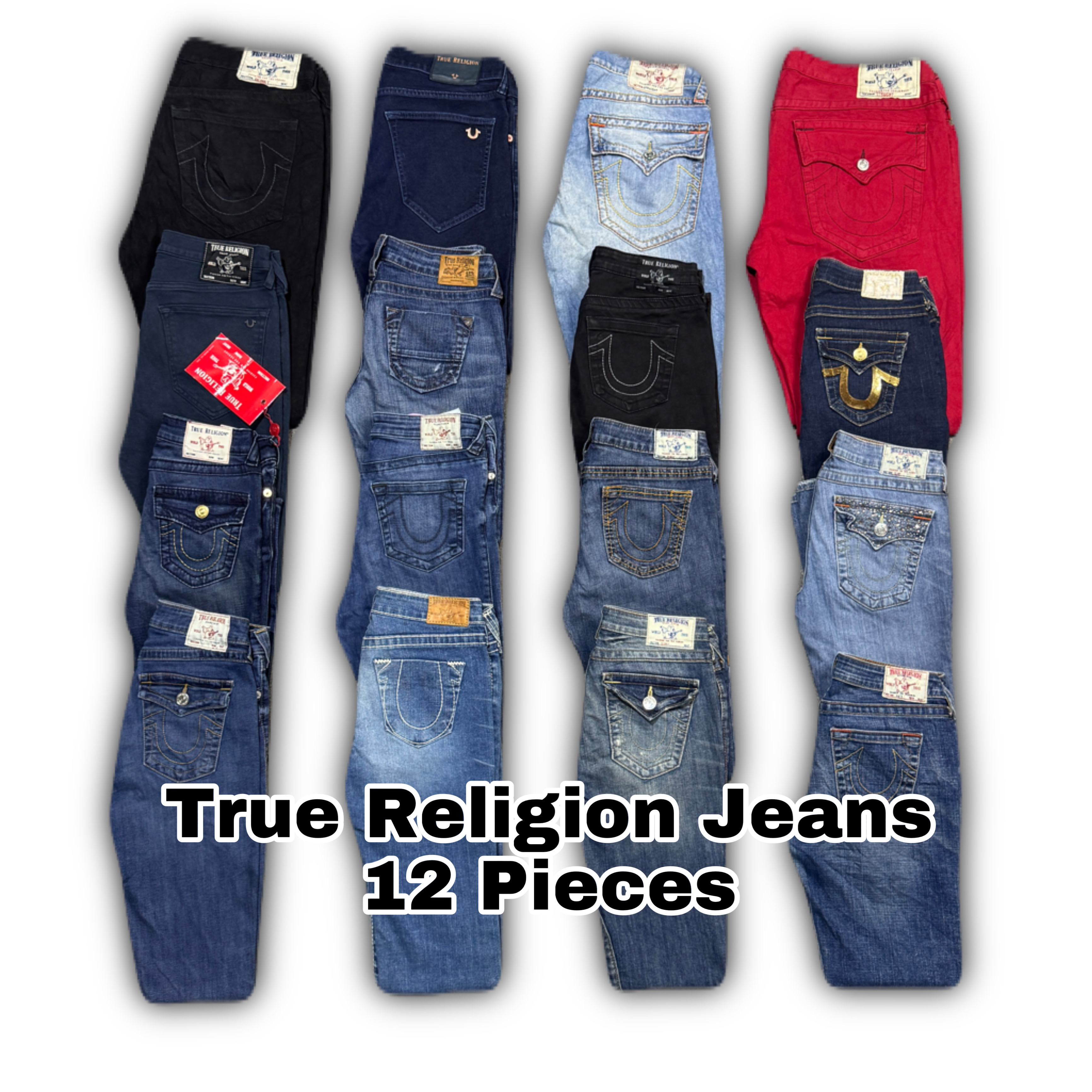 True Religion Jeans 12 pièces