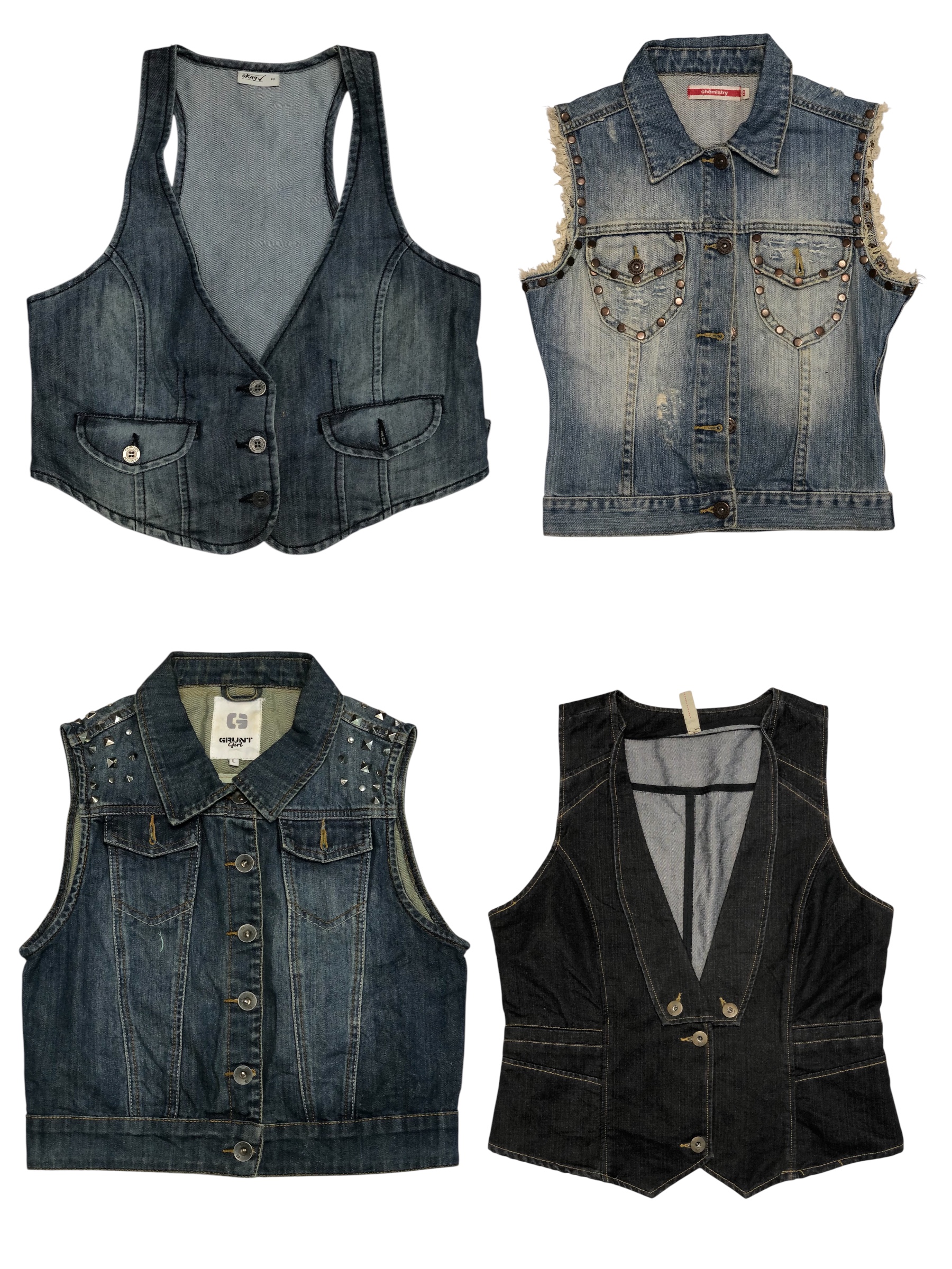 Gilets en denim S-802